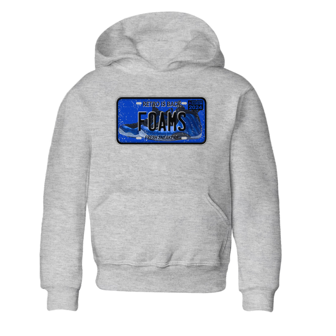 snkmatch Plate snkmatch Tees Kids - Air Foamposite One Royal