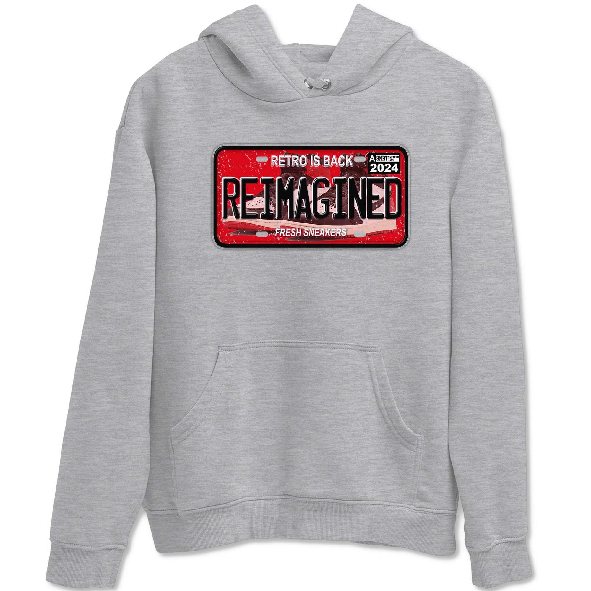 snkmatch Plate snkmatch Tees - Air Jordan 1 Black Toe Reimagined