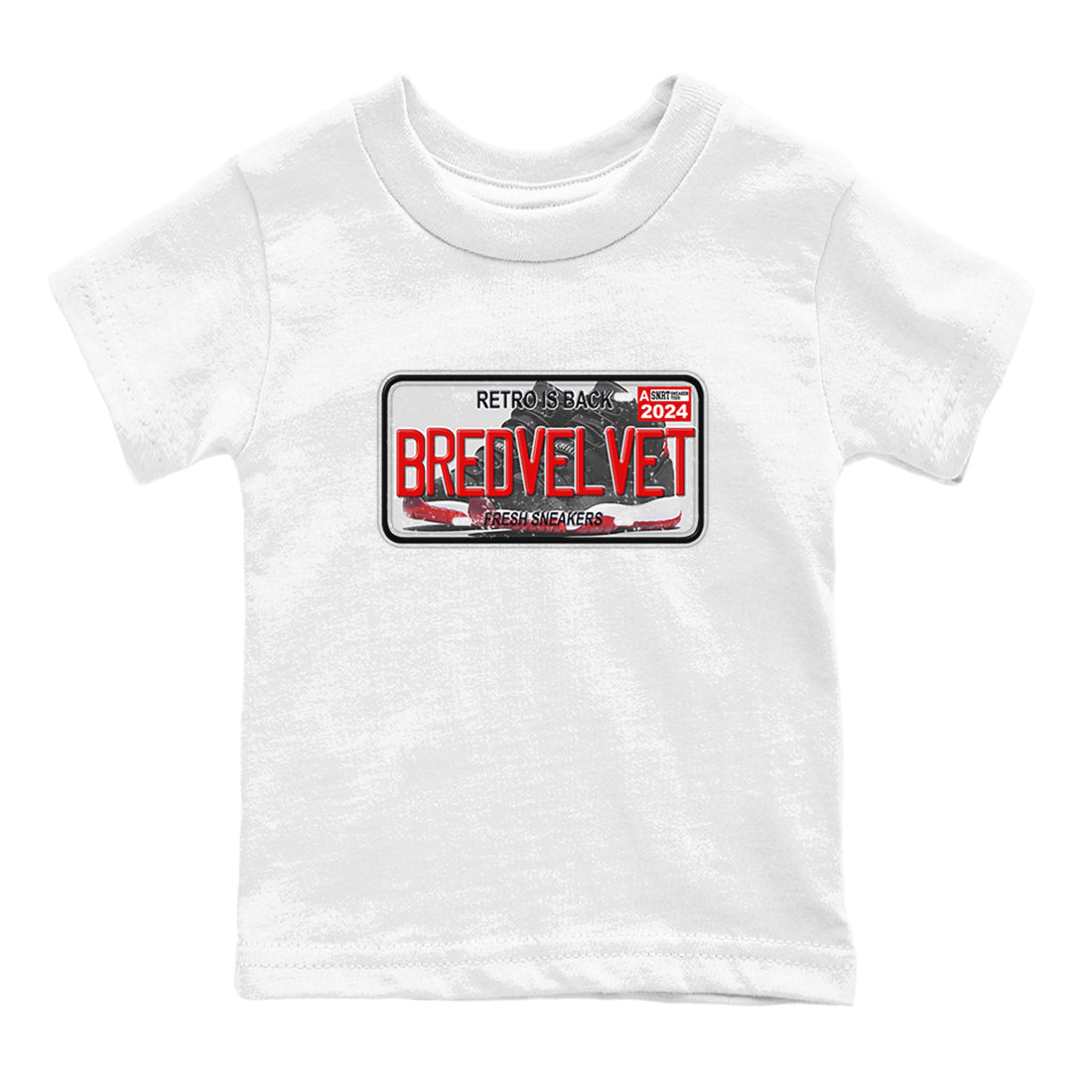 snkmatch Plate snkmatch Tees Kids - Air Jordan 11 Bred Velvet