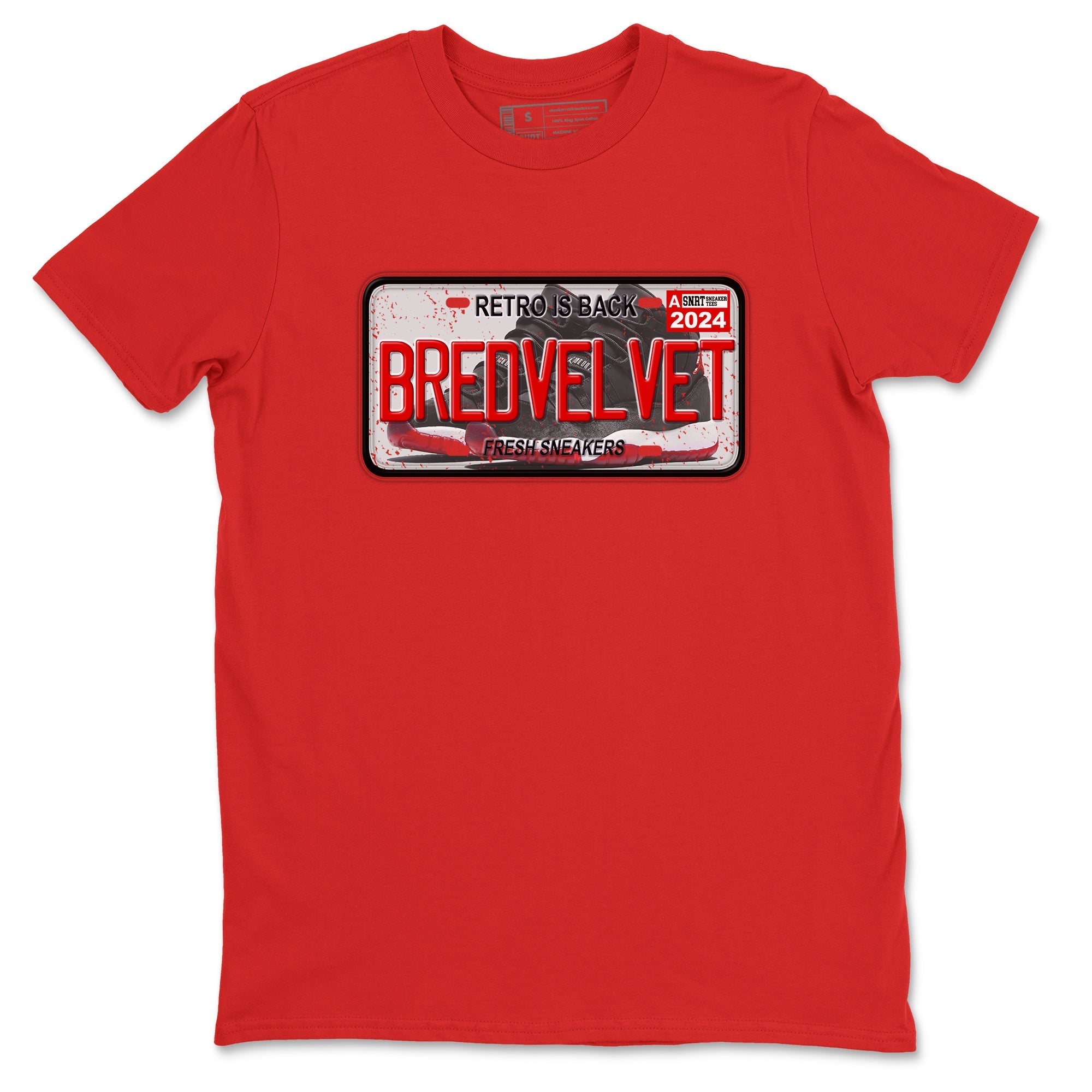 snkmatch Plate snkmatch Tees - Air Jordan 11 Bred Velvet