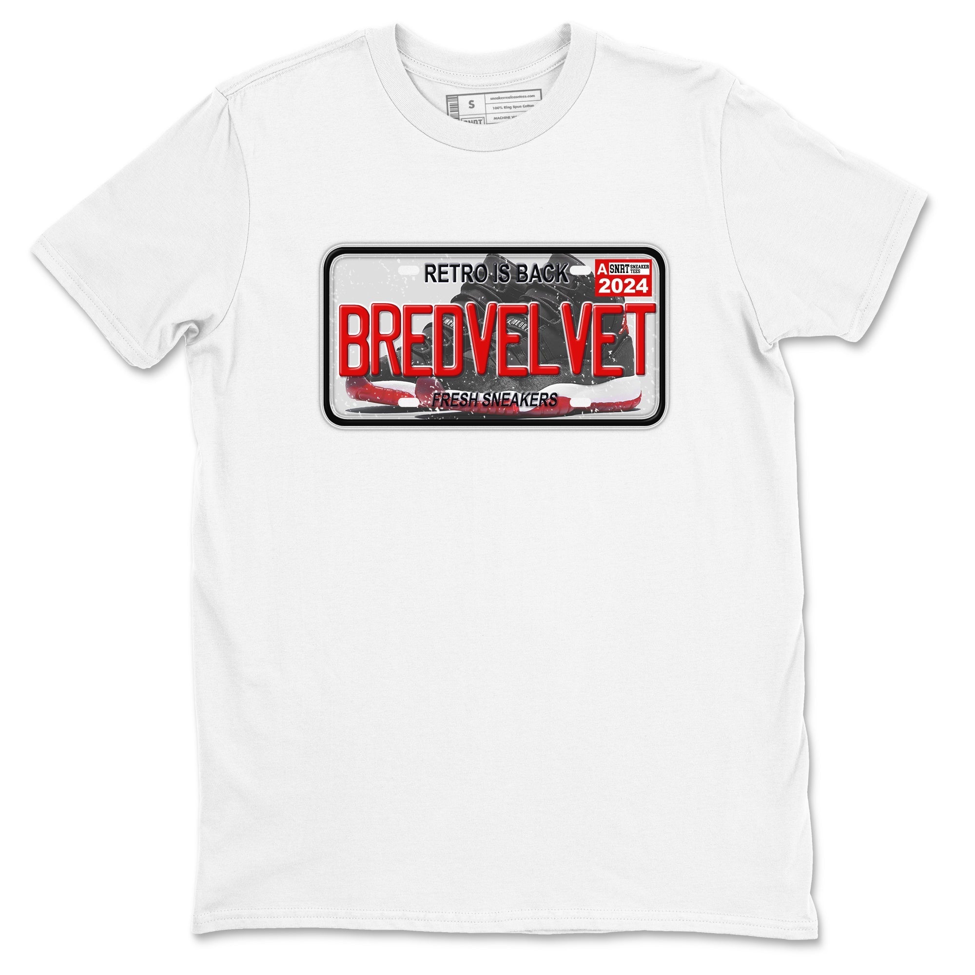 snkmatch Plate snkmatch Tees - Air Jordan 11 Bred Velvet