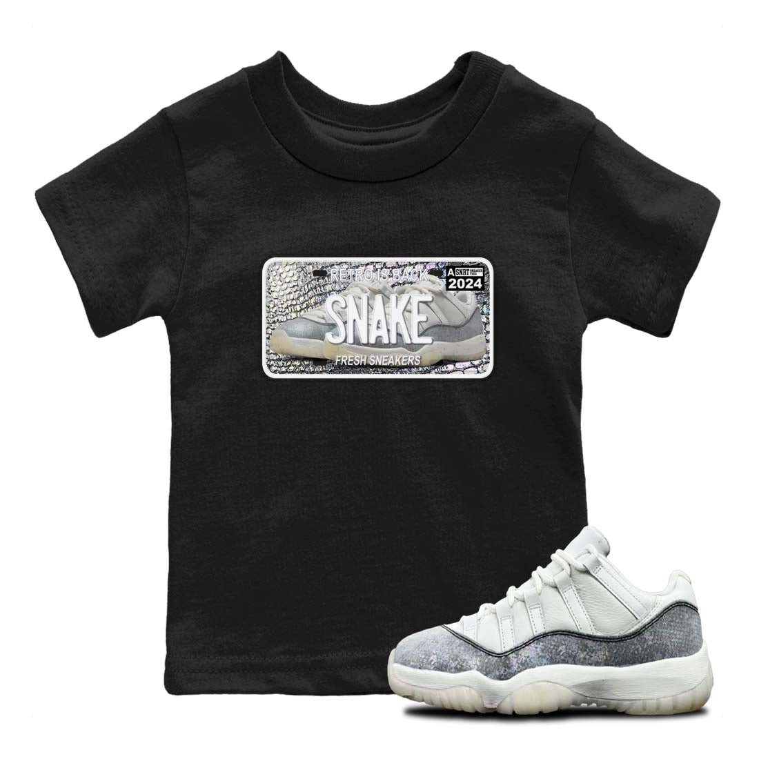 snkmatch Plate snkmatch Tees Kids - Air Jordan 11 Year Of The Snake