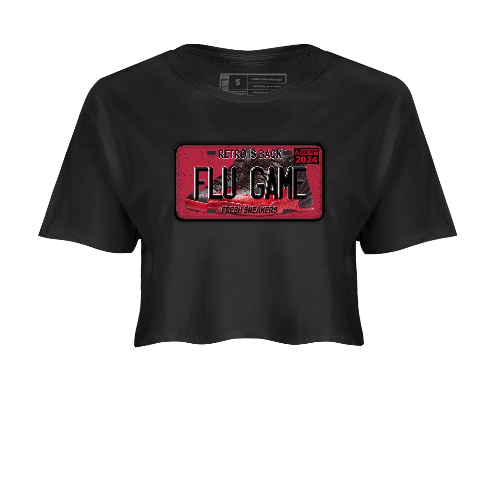 snkmatch Plate snkmatch Women's Top - Air Jordan 12 Flu Game