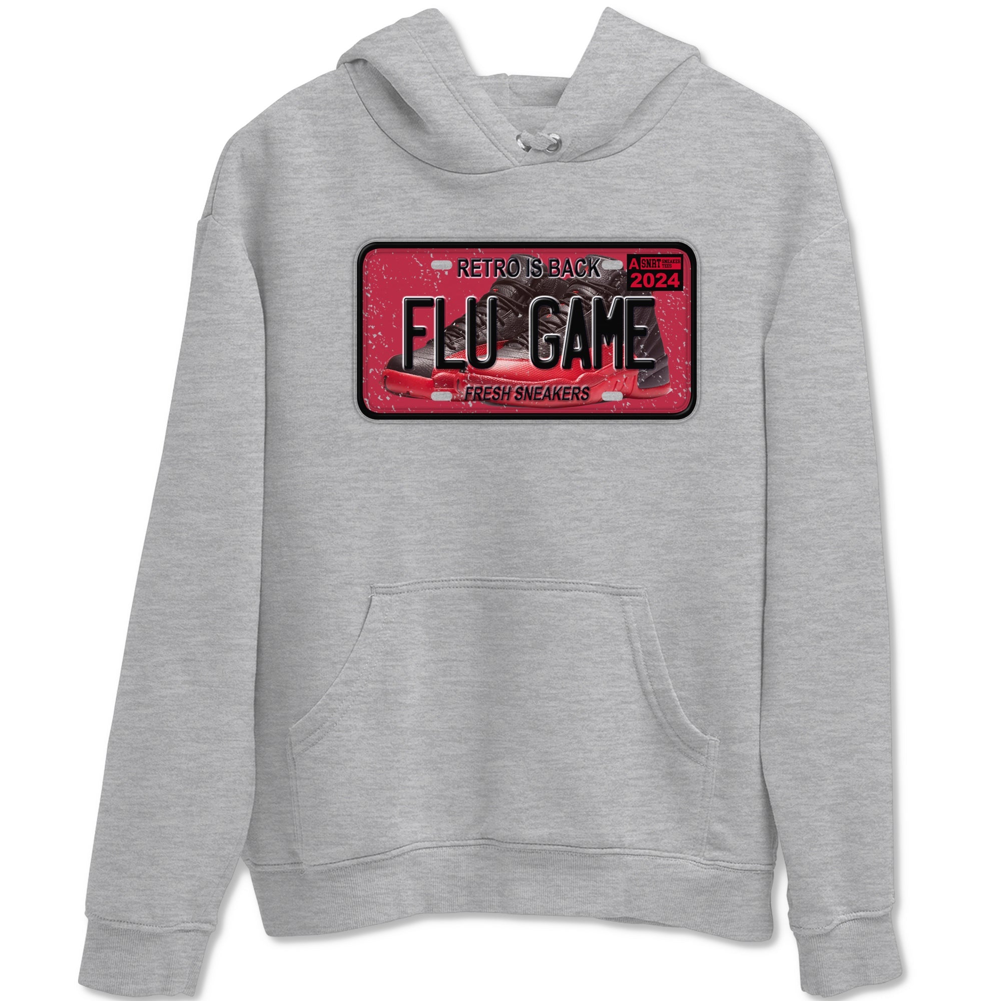 snkmatch Plate snkmatch Tees - Air Jordan 12 Flu Game