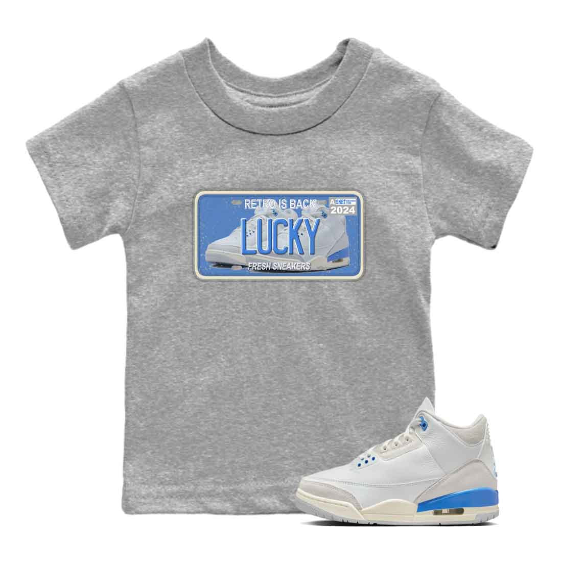 snkmatch Plate snkmatch Tees Kids - Air Jordan 3 Lucky Shorts