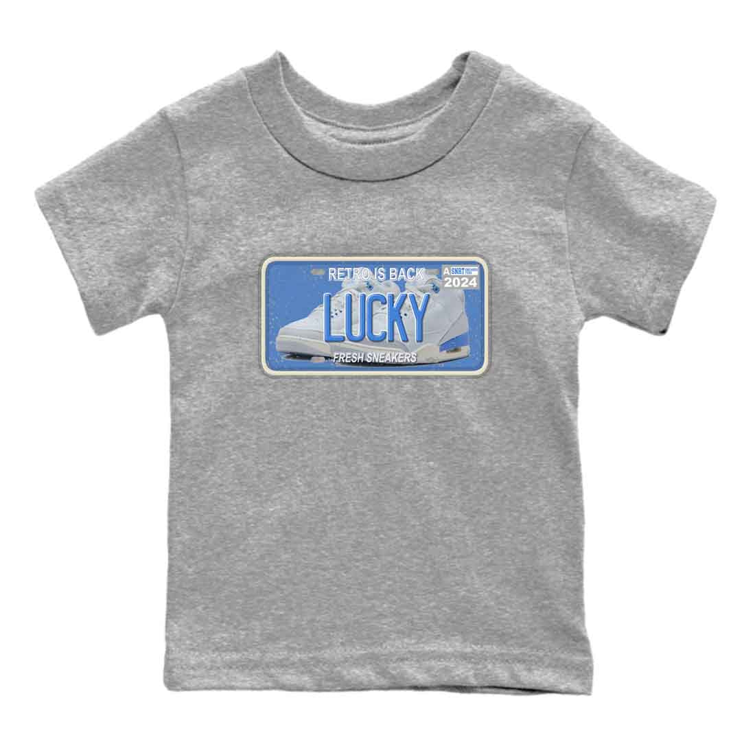 snkmatch Plate snkmatch Tees Kids - Air Jordan 3 Lucky Shorts