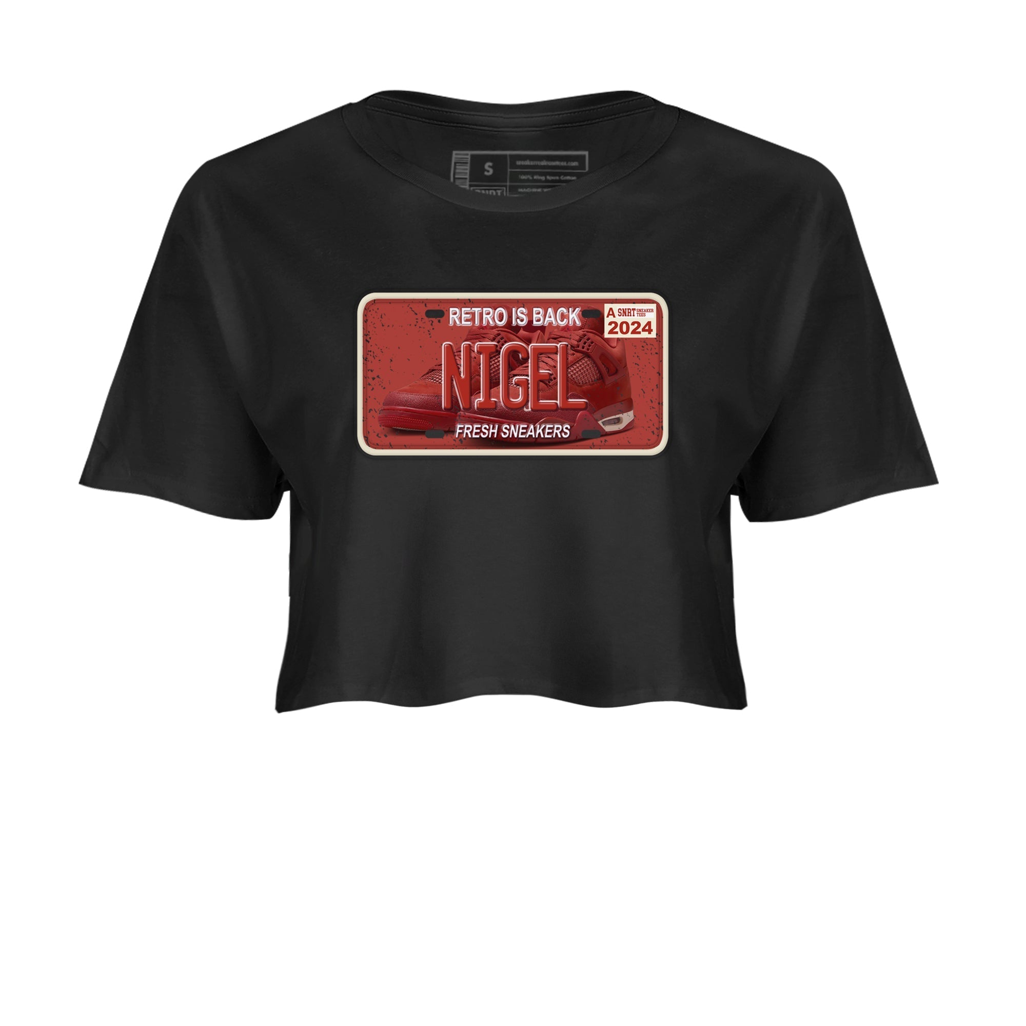 snkmatch Plate snkmatch Women's Top - Air Jordan 4 Brick By Brick