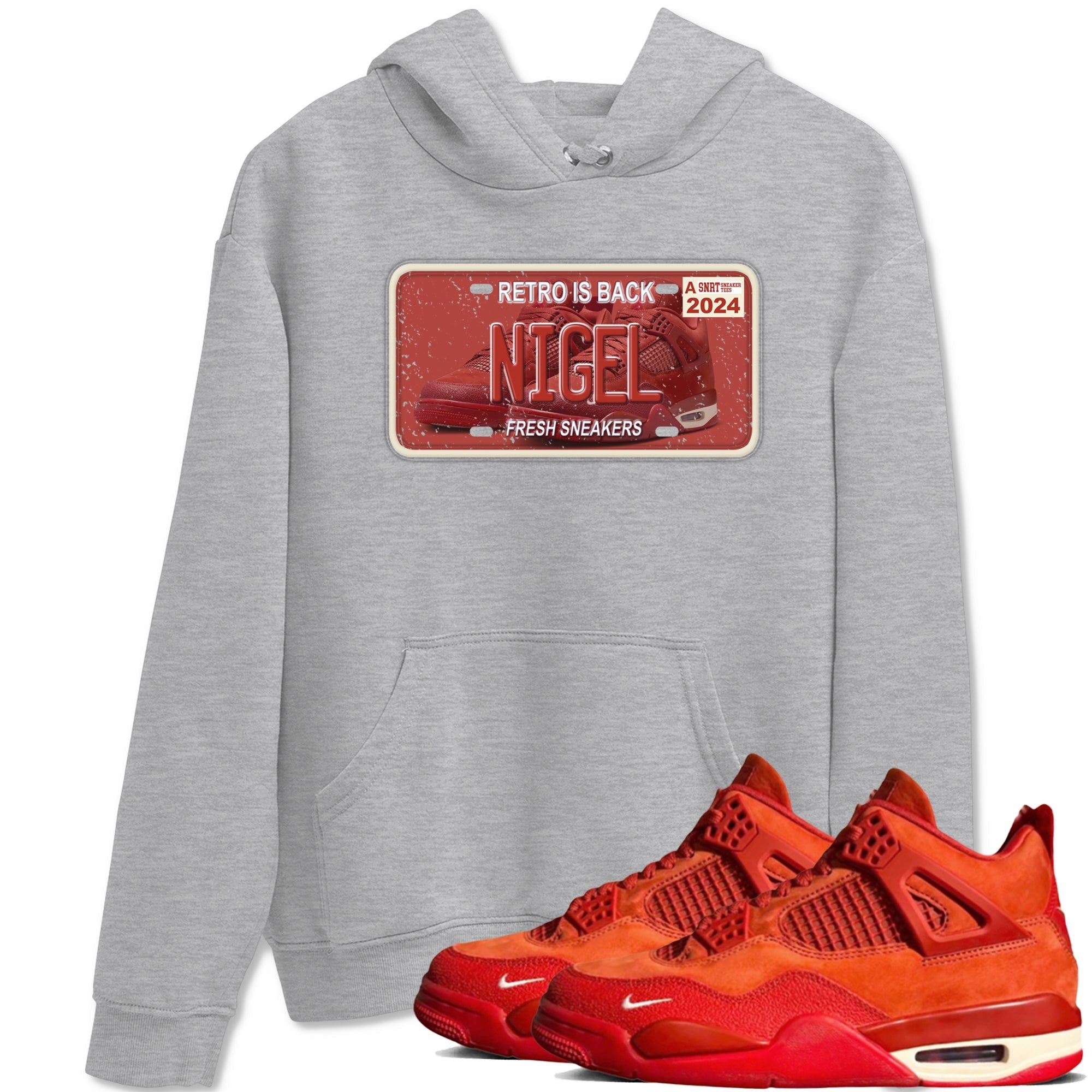 snkmatch Plate snkmatch Tees - Air Jordan 4 Brick By Brick