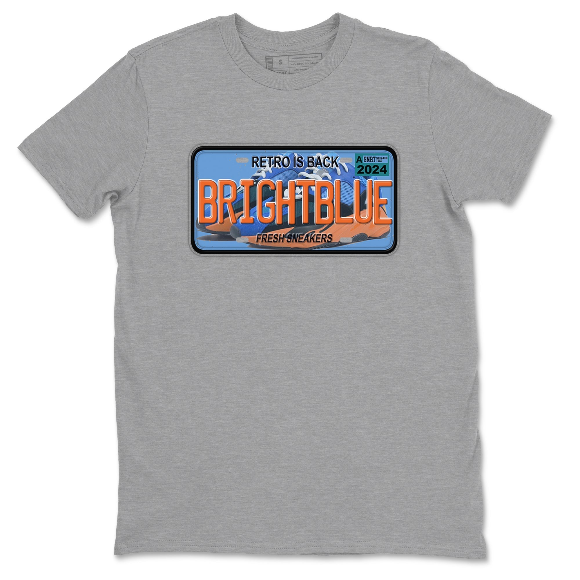 snkmatch Plate snkmatch Tees - Yeezy 700 Bright Blue