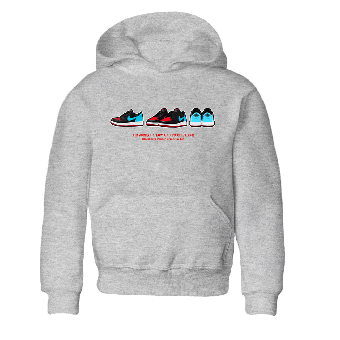 snkmatch Prelude Kids Tops - Air Jordan 1 UNC to Chicago