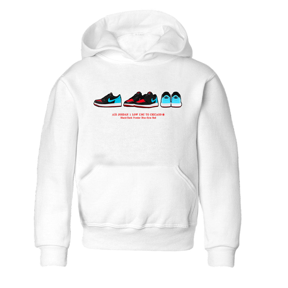 snkmatch Prelude Kids Tops - Air Jordan 1 UNC to Chicago