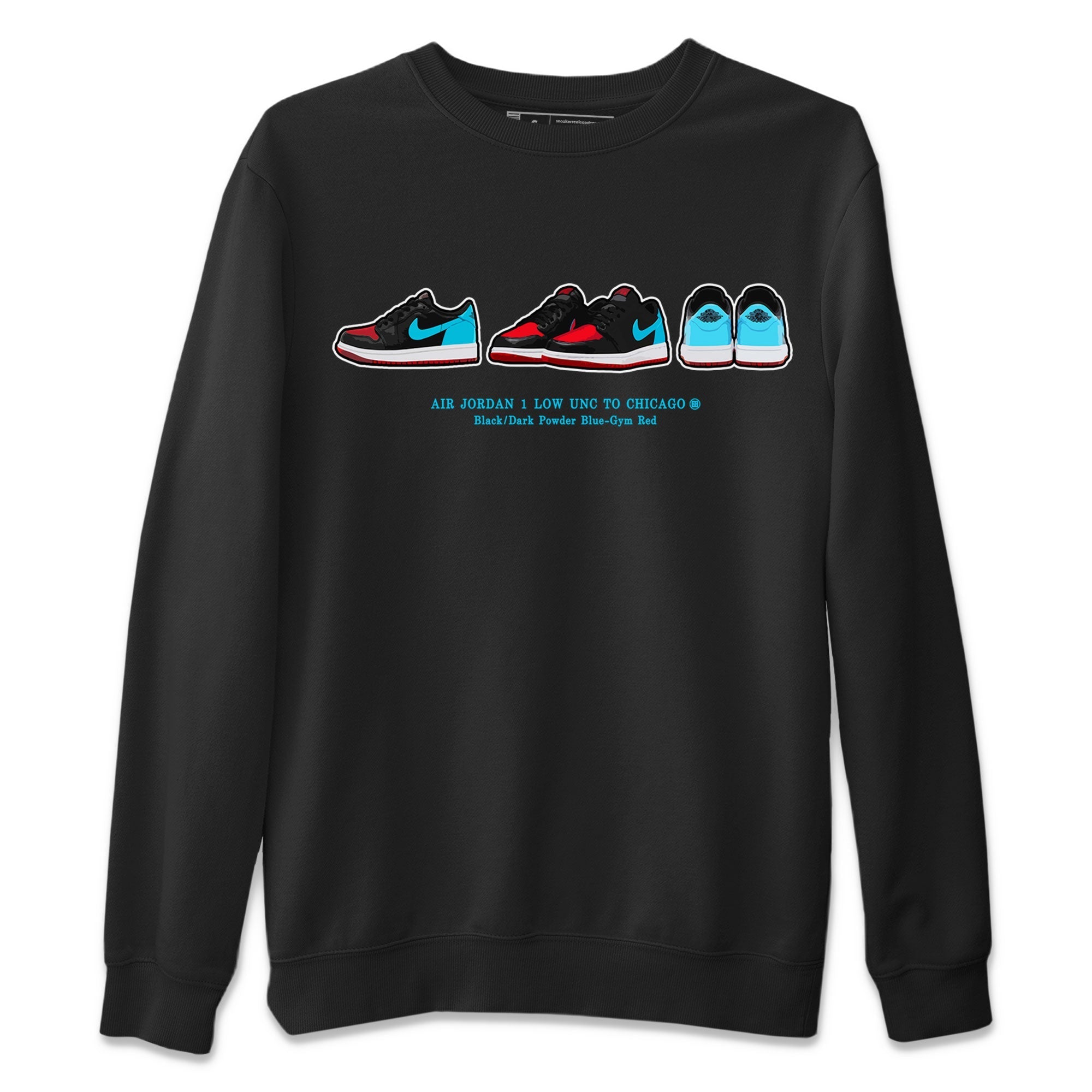 snkmatch Prelude Unisex Tops - Air Jordan 1 UNC to Chicago