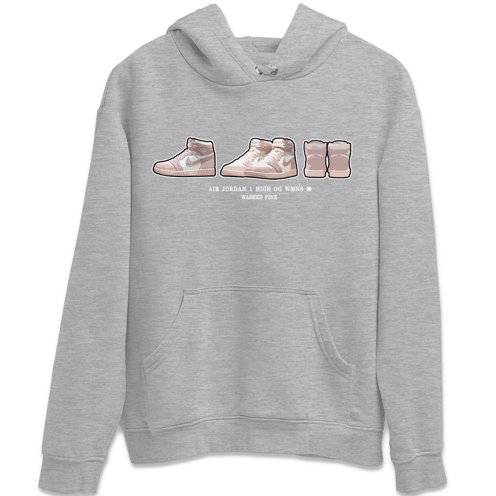 snkmatch Prelude Unisex Tops - Air Jordan 1 Washed Pink