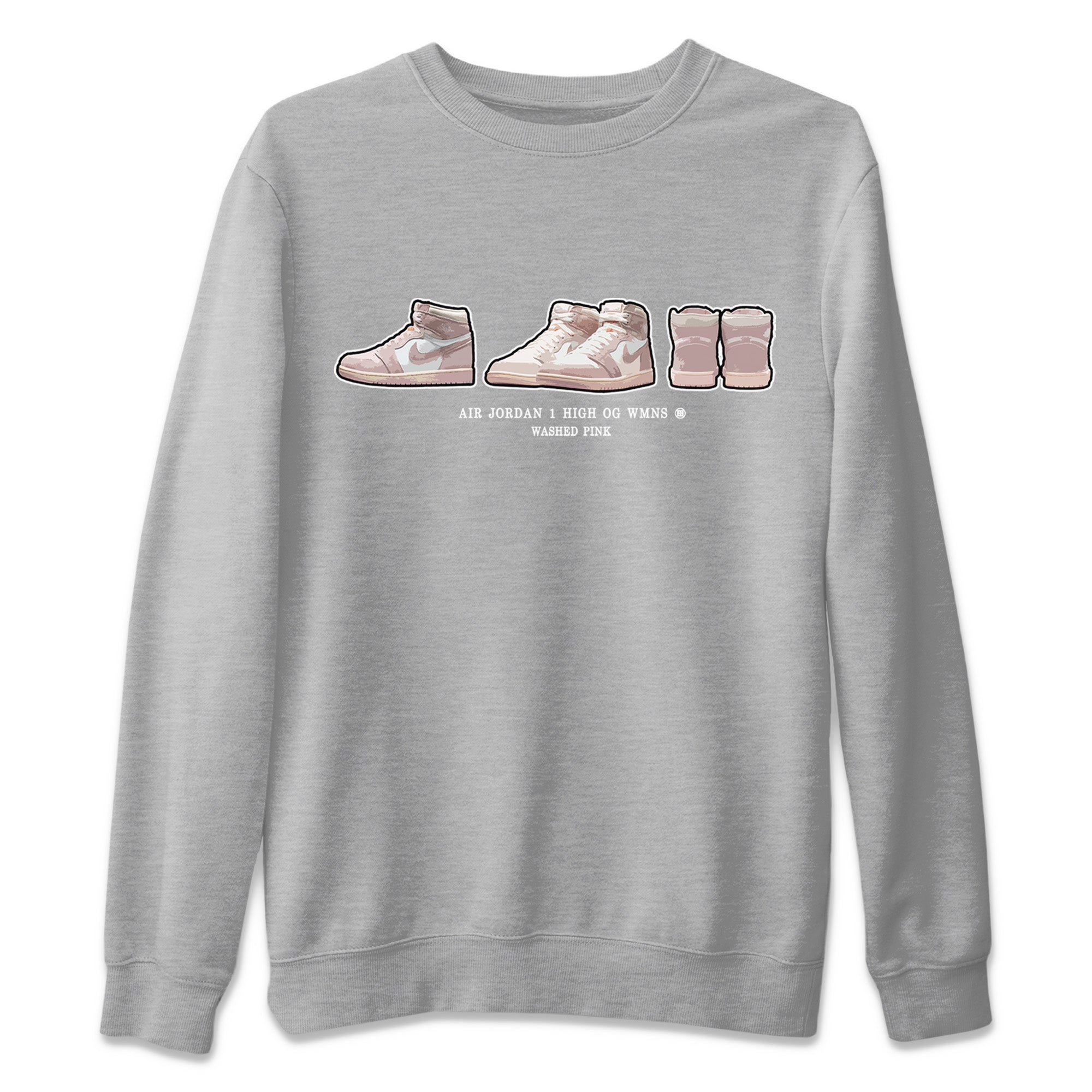 snkmatch Prelude Unisex Tops - Air Jordan 1 Washed Pink