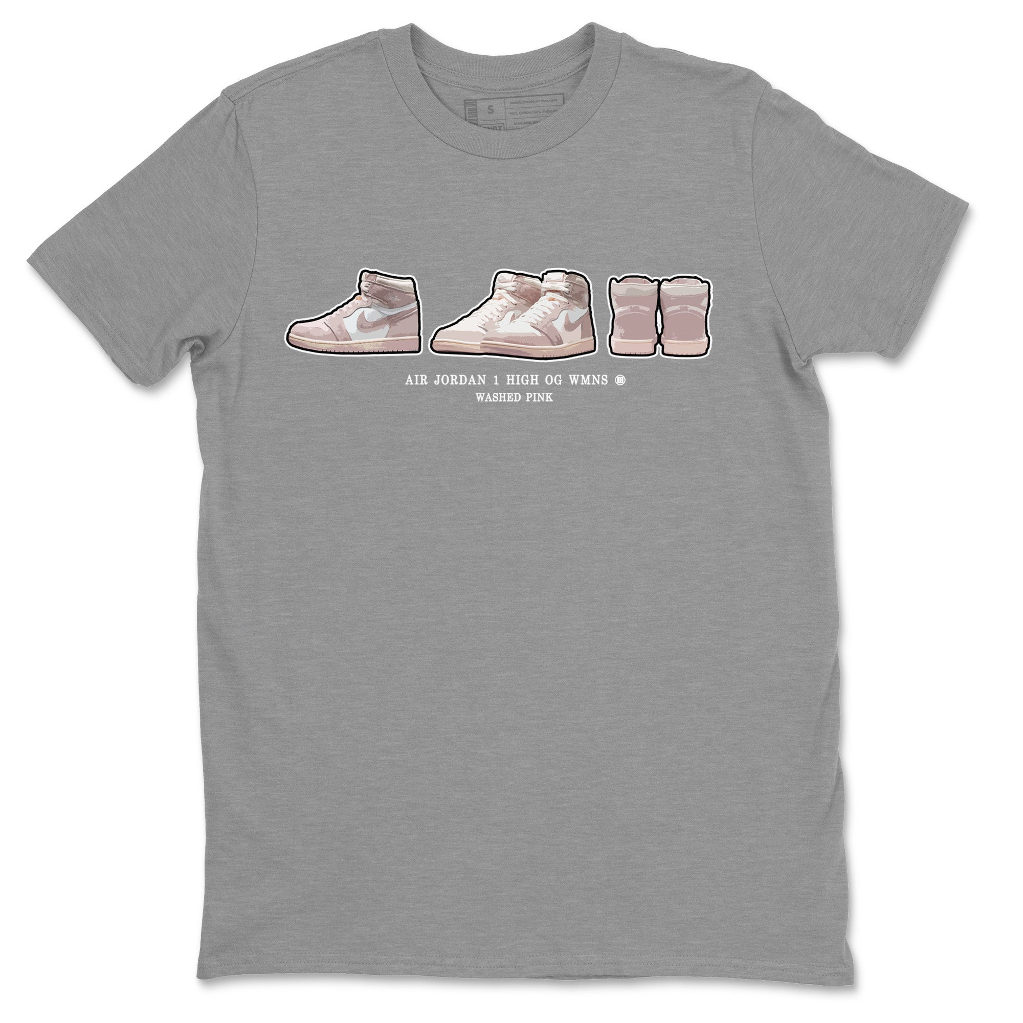 snkmatch Prelude Unisex Tops - Air Jordan 1 Washed Pink