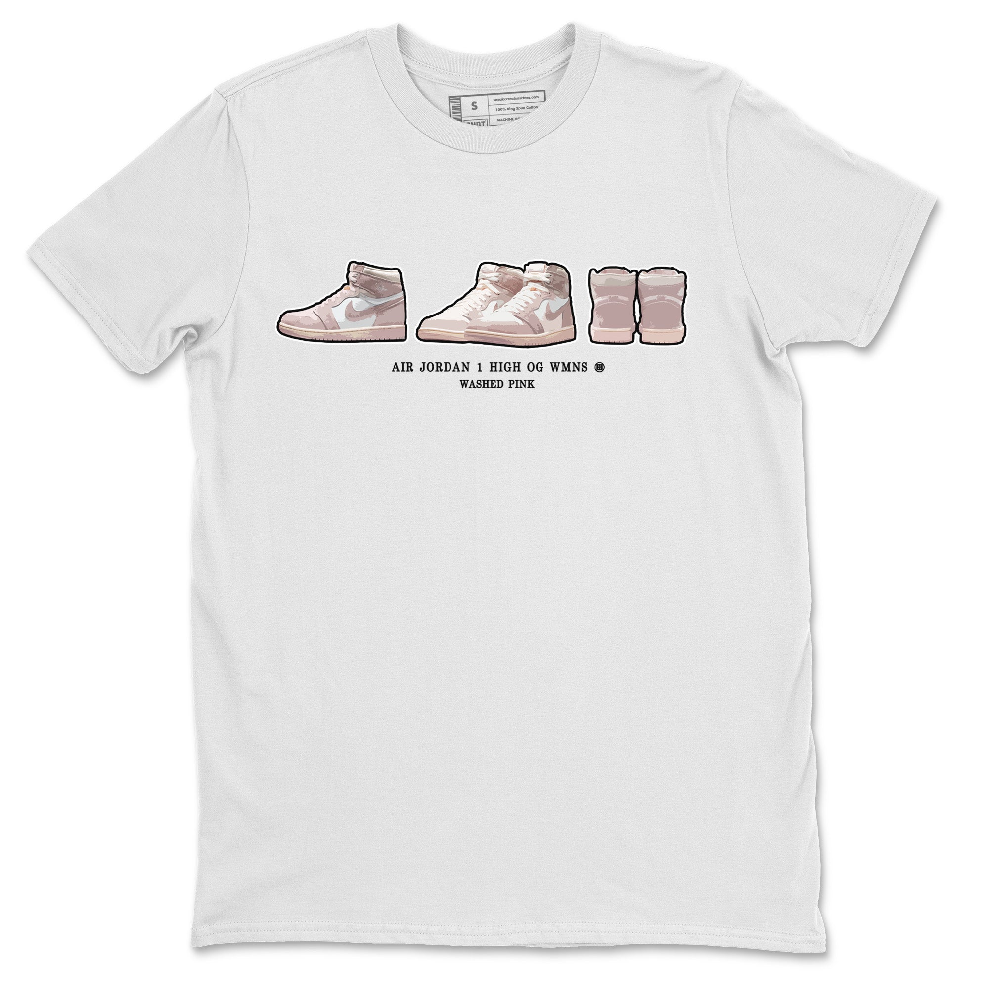 snkmatch Prelude Unisex Tops - Air Jordan 1 Washed Pink