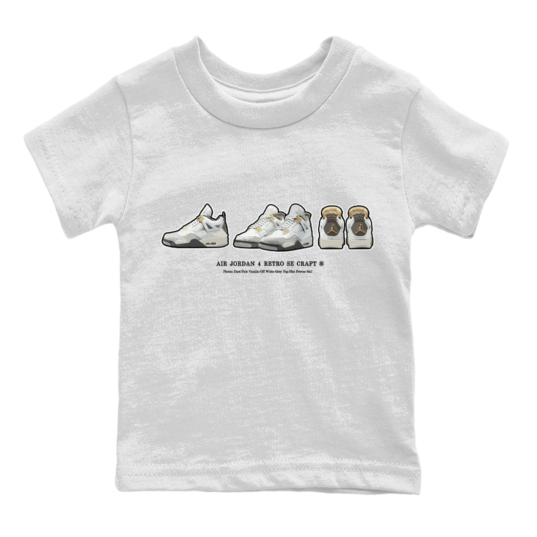 snkmatch Prelude Kids Tops - Air Jordan 4 Craft