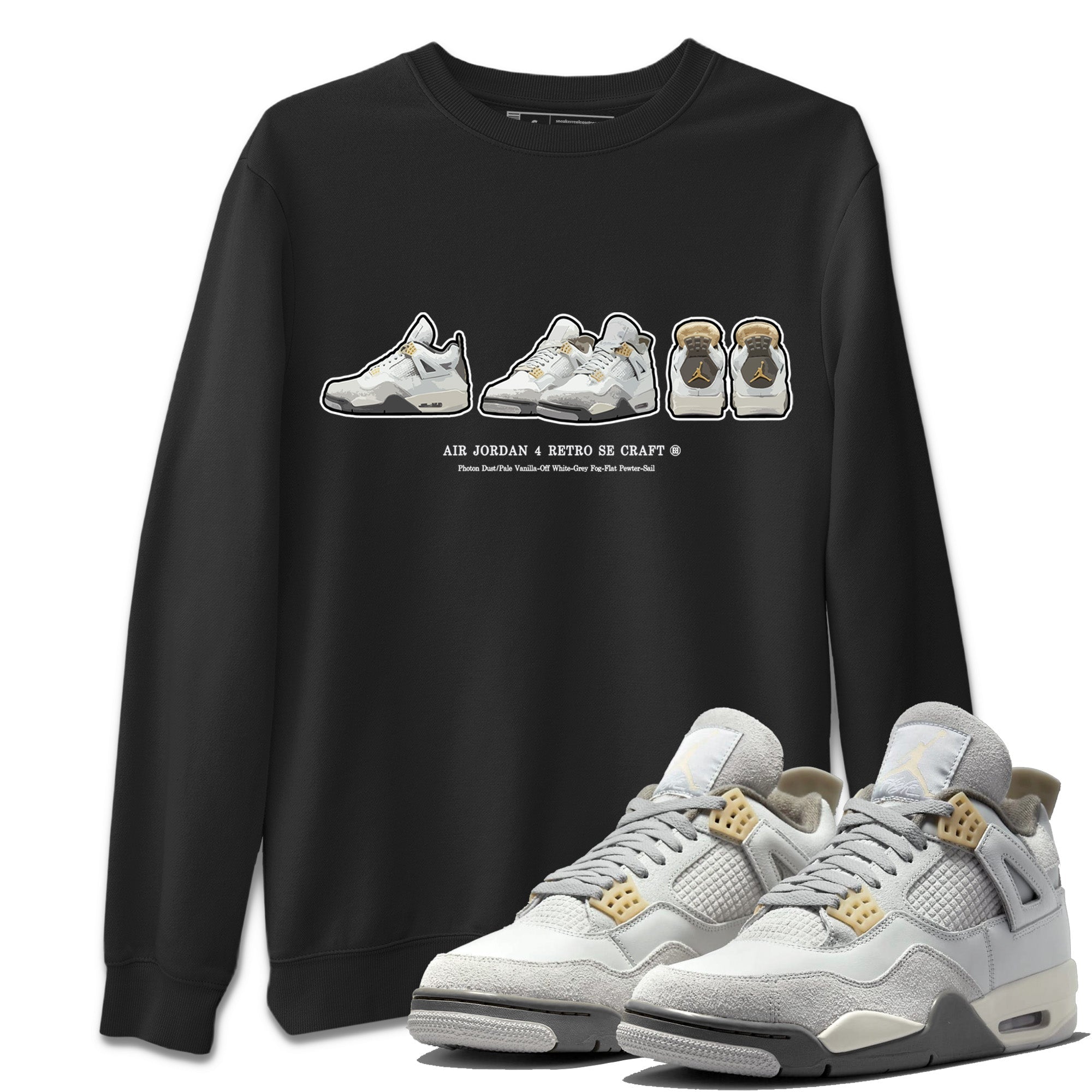 snkmatch Prelude Unisex Tops - Air Jordan 4 Craft