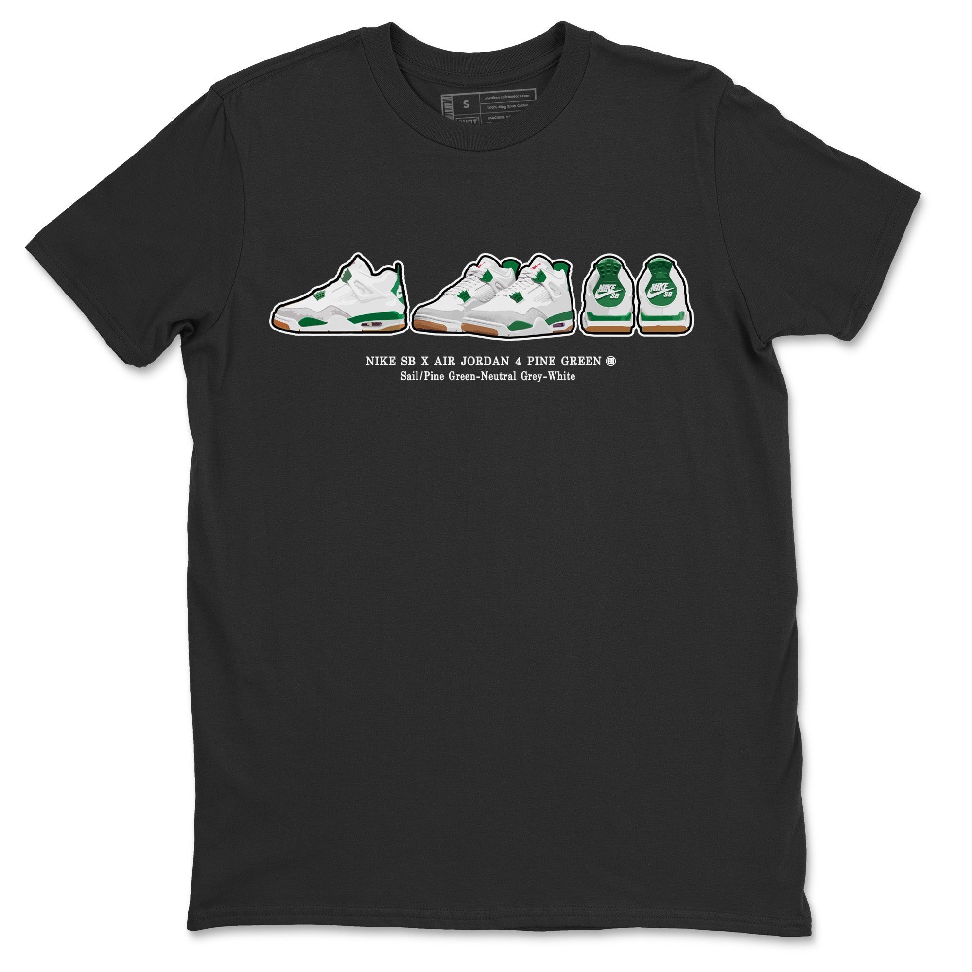 snkmatch Prelude Unisex Tops - Air Jordan 4 Pine Green