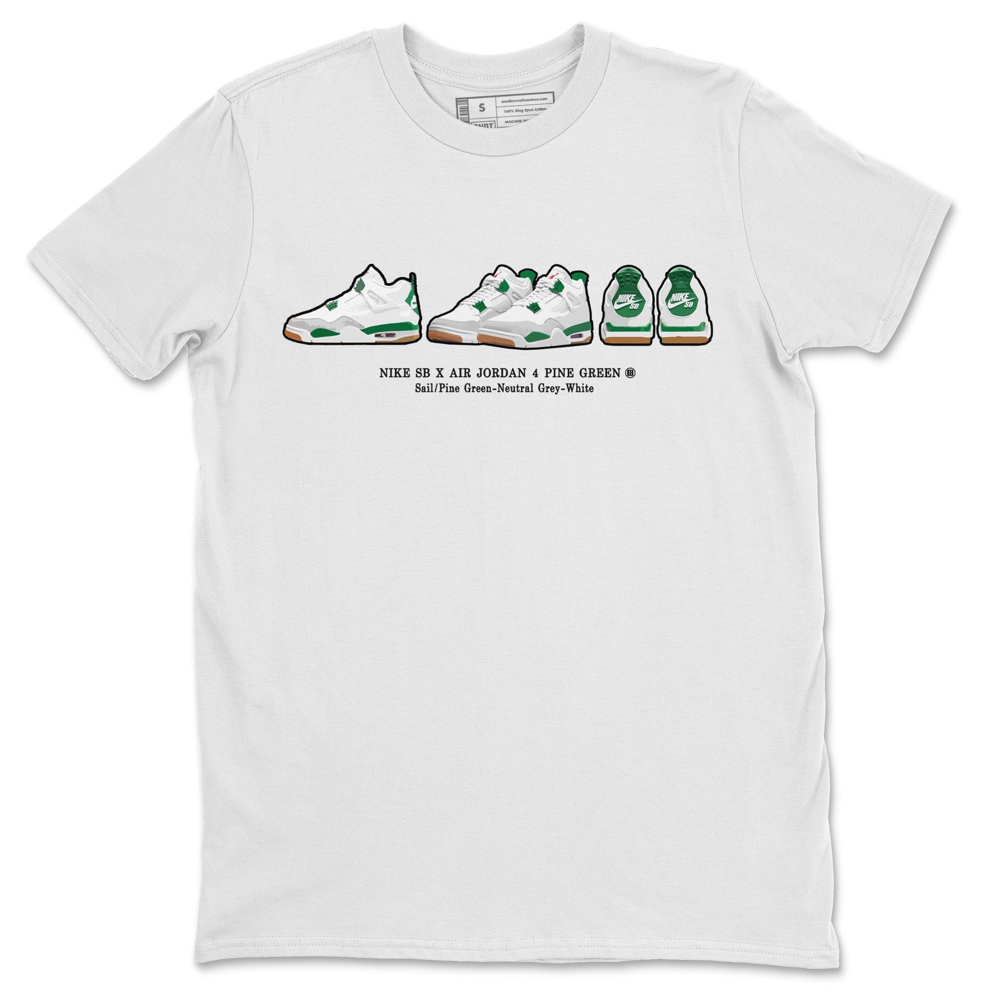 snkmatch Prelude Unisex Tops - Air Jordan 4 Pine Green