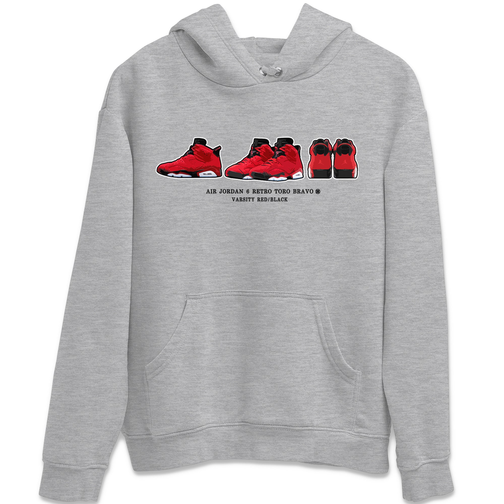 snkmatch Prelude Unisex Tops - Air Jordan 6 Toro Bravo