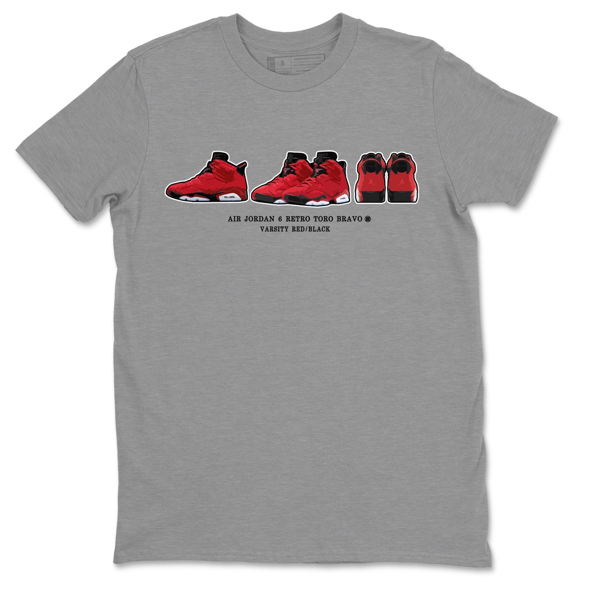 snkmatch Prelude Unisex Tops - Air Jordan 6 Toro Bravo