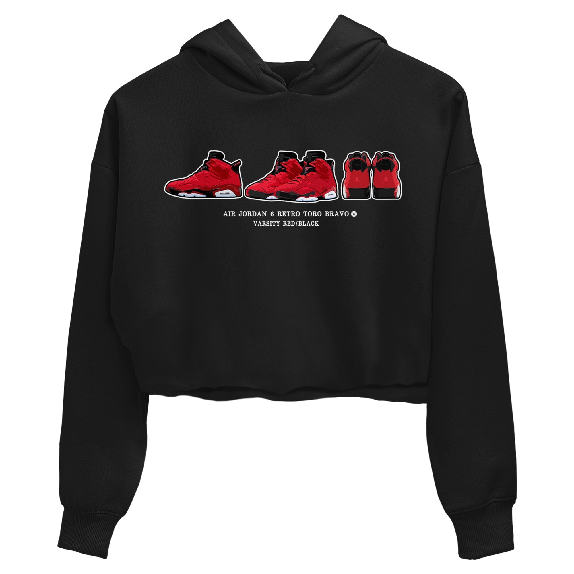 snkmatch Prelude Women's Tops - Air Jordan 6 Toro Bravo