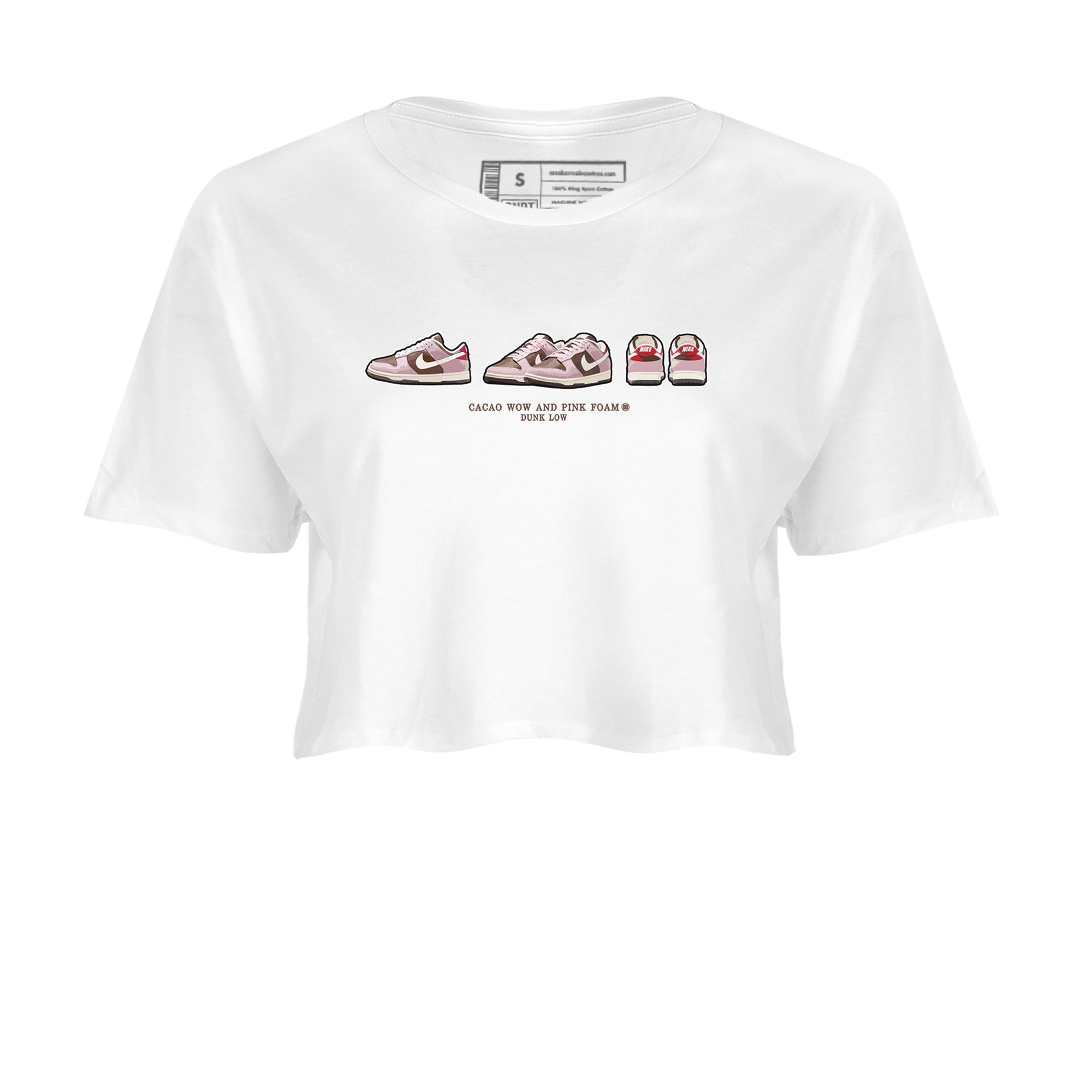 snkmatch Prelude snkmatch Women's Top - Dunk Cacao Wow And Pink Foam