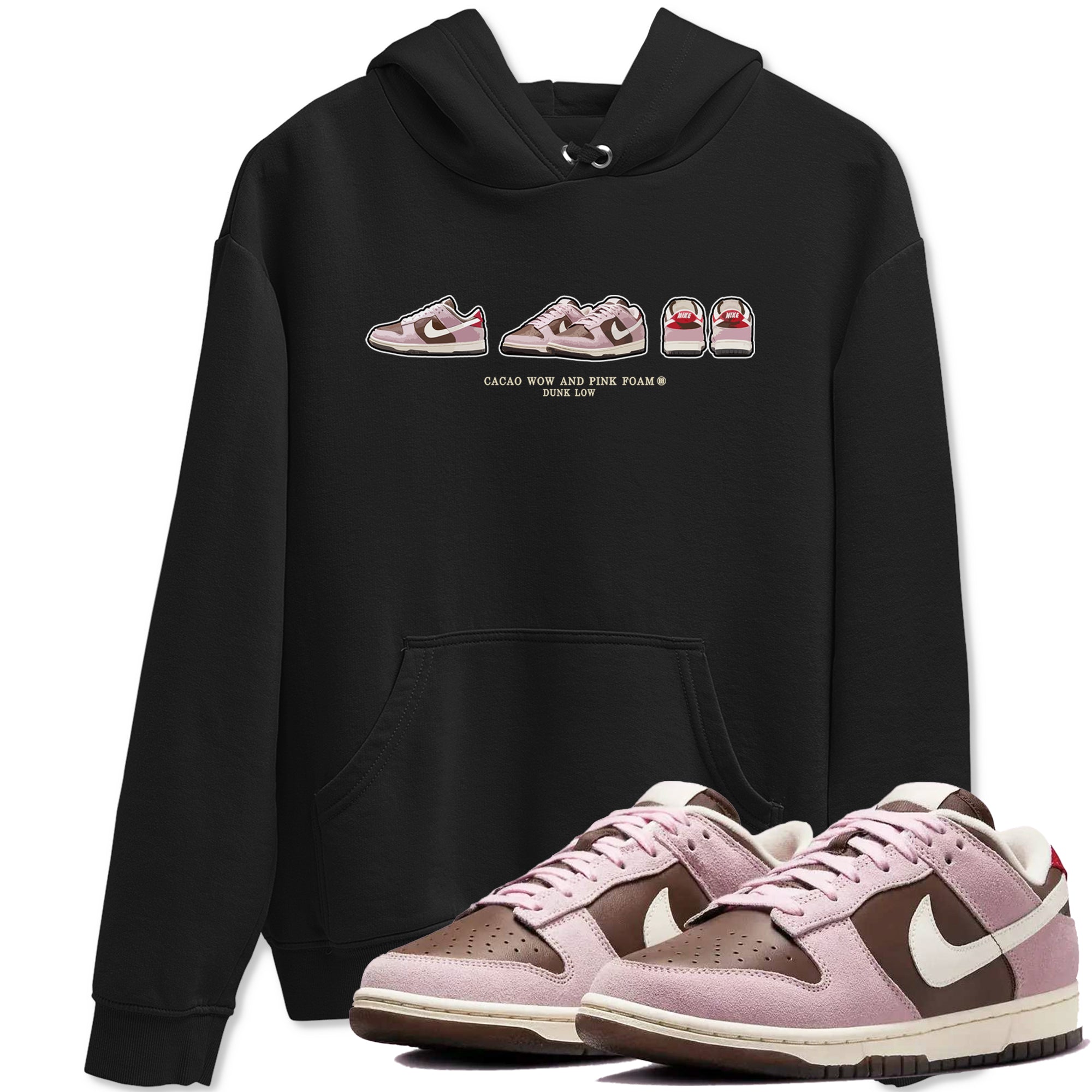 snkmatch Prelude snkmatch Tees - Dunk Cacao Wow And Pink Foam