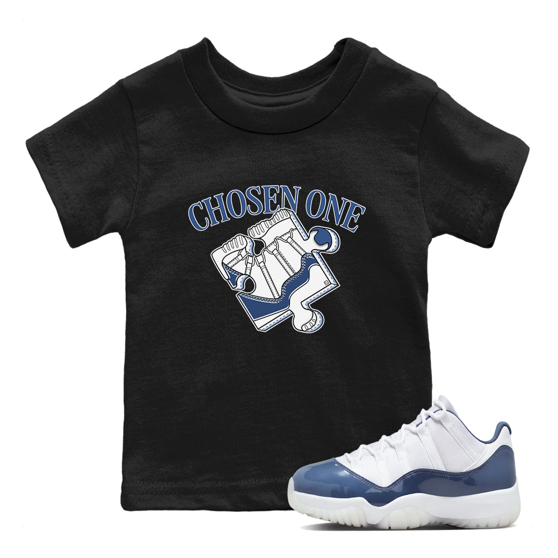 snkmatch Puzzle snkmatch Tees Kids - Air Jordan 11 Diffused Blue