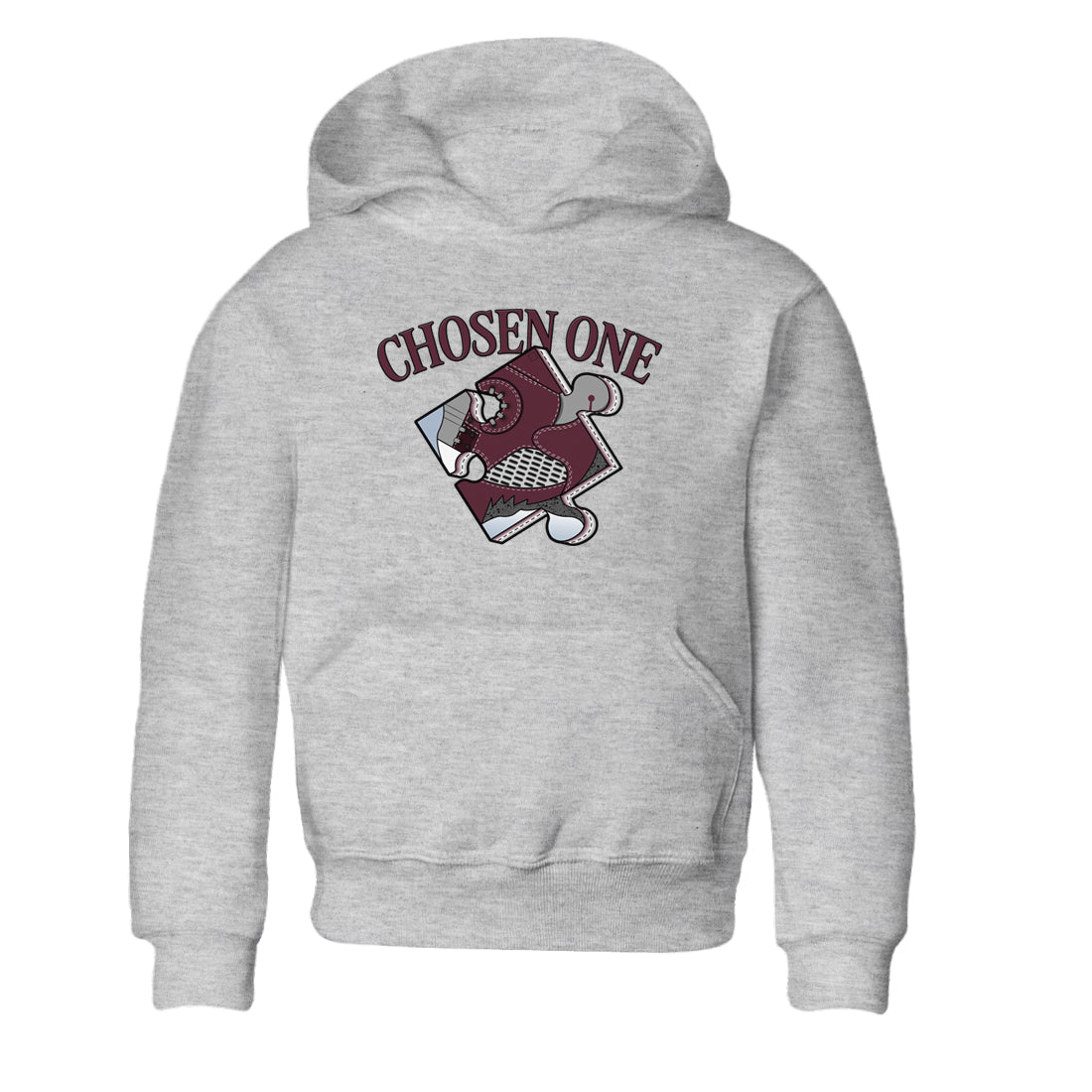 snkmatch Puzzle snkmatch Tee Kids - Air Jordan 5 Burgundy