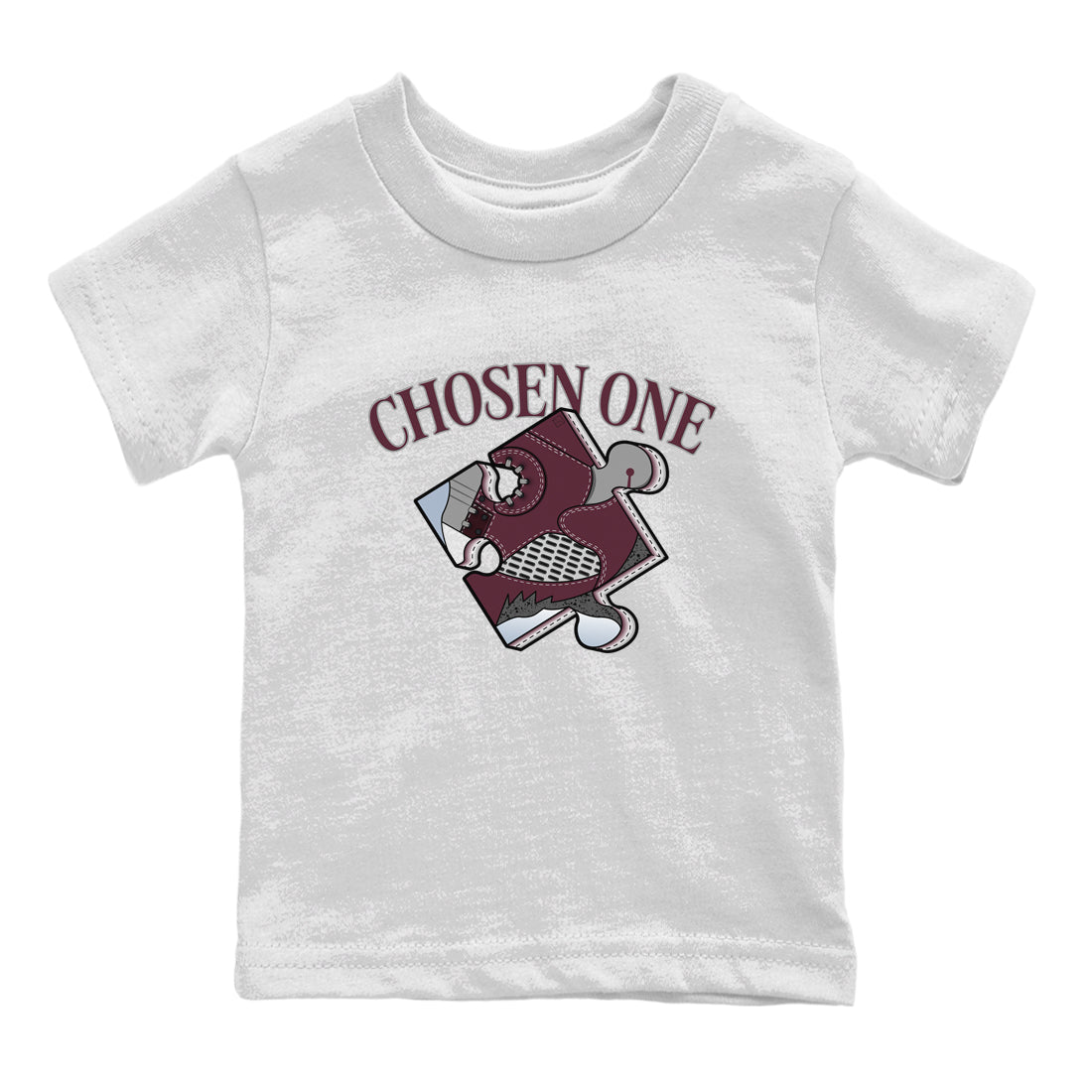snkmatch Puzzle snkmatch Tee Kids - Air Jordan 5 Burgundy