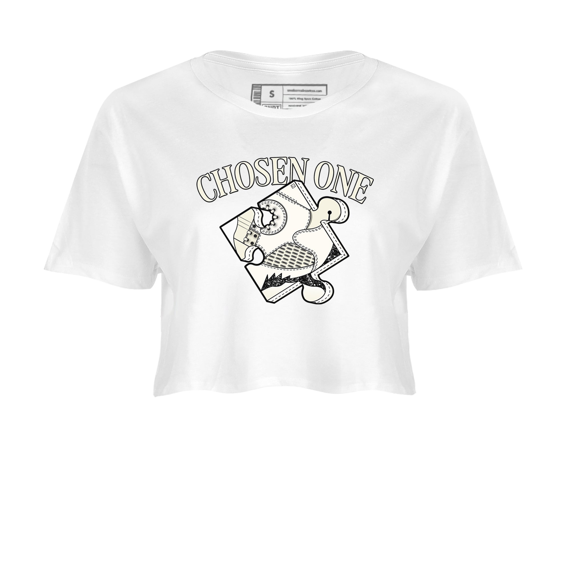snkmatch Puzzle snkmatch Women's Top - Air Jordan 5 Sail