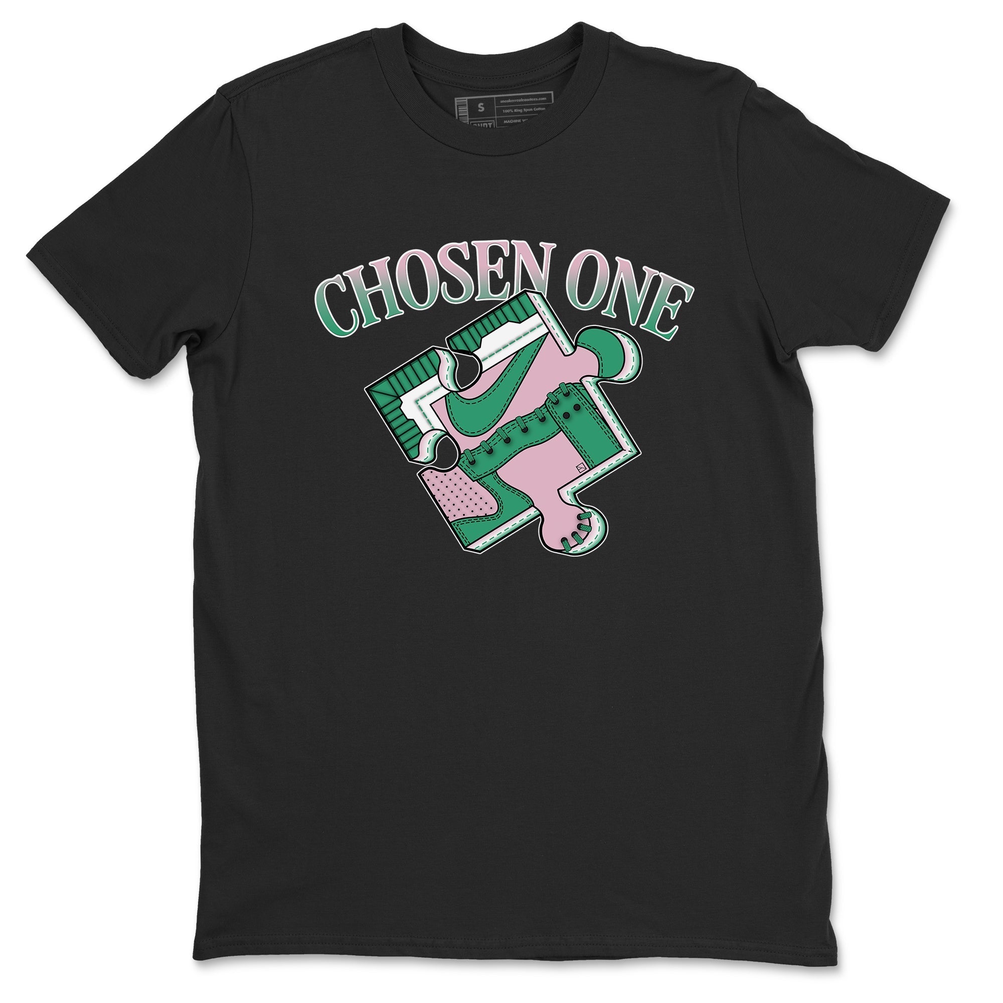 snkmatch Puzzle snkmatch Tees - Dunk Medium Soft Pink Malachite