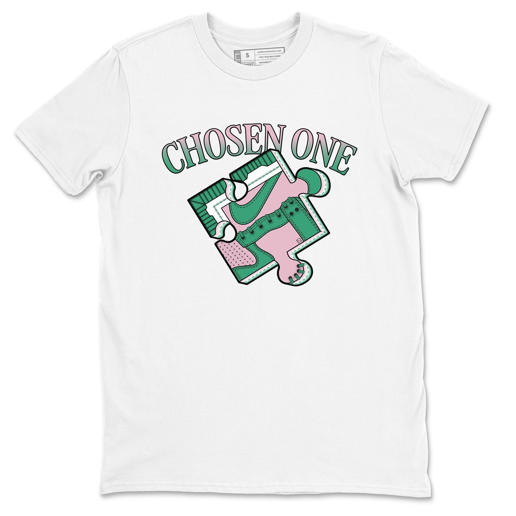 snkmatch Puzzle snkmatch Tees - Dunk Medium Soft Pink Malachite