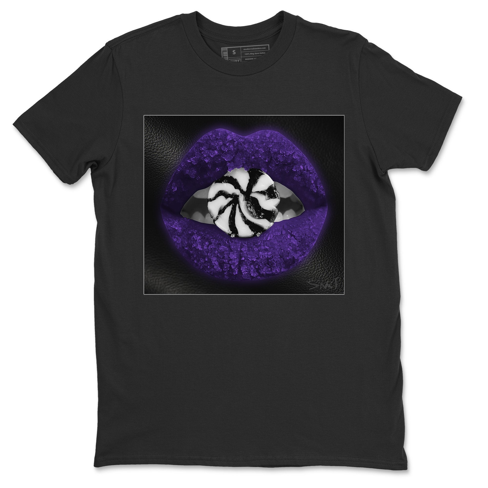 Lips Candy Unisex Tops - Air Jordan 1 Court Purple