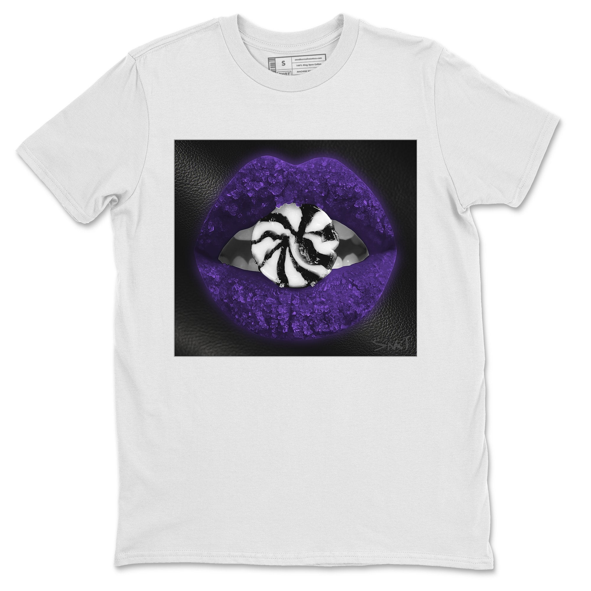 Lips Candy Unisex Tops - Air Jordan 1 Court Purple