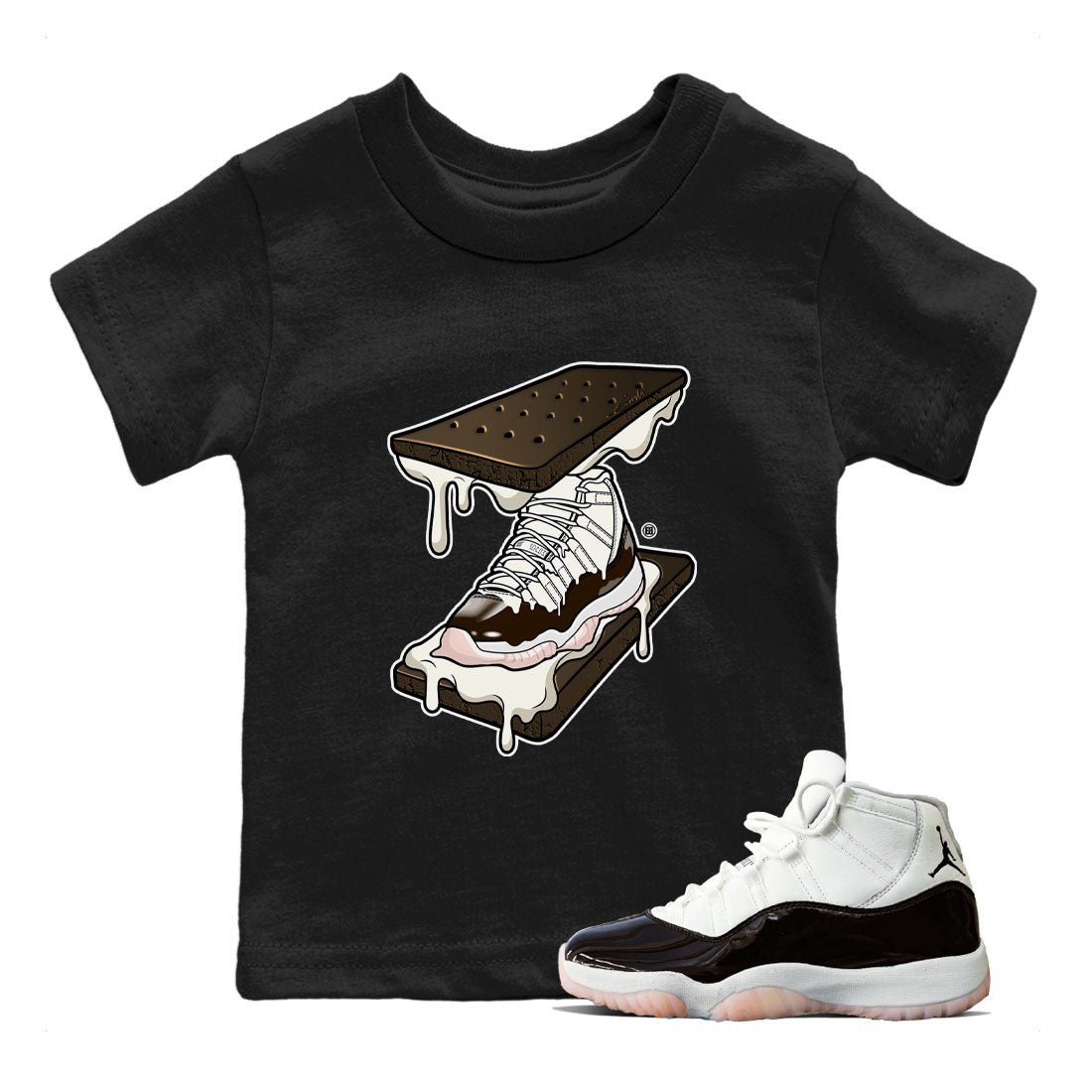 snkmatch Sandwich snkmatch Tee Kids - Air Jordan 11 Neapolitan