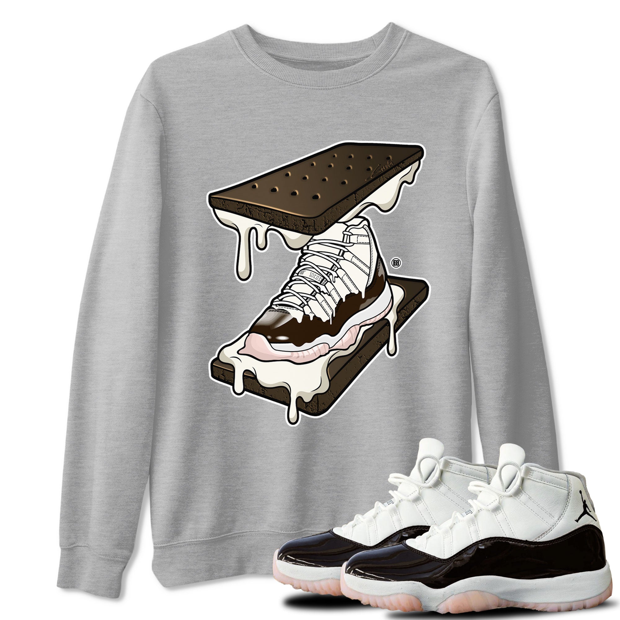 snkmatch Sandwich snkmatch Tee - Air Jordan 11 Neapolitan