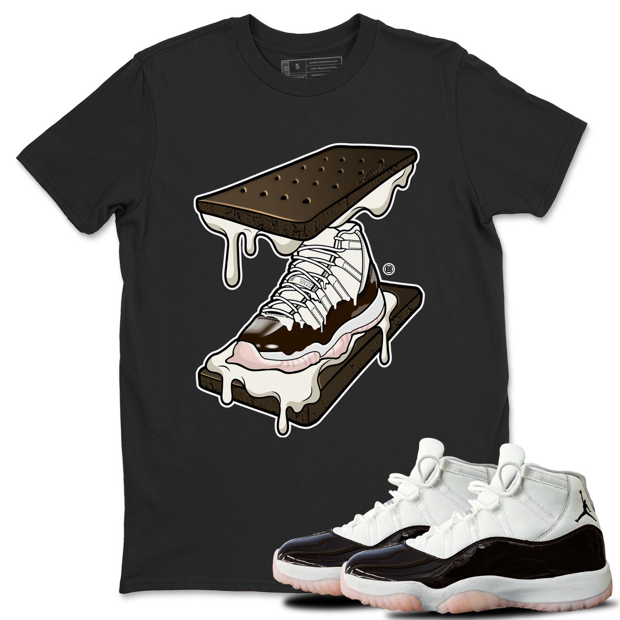 snkmatch Sandwich snkmatch Tee - Air Jordan 11 Neapolitan