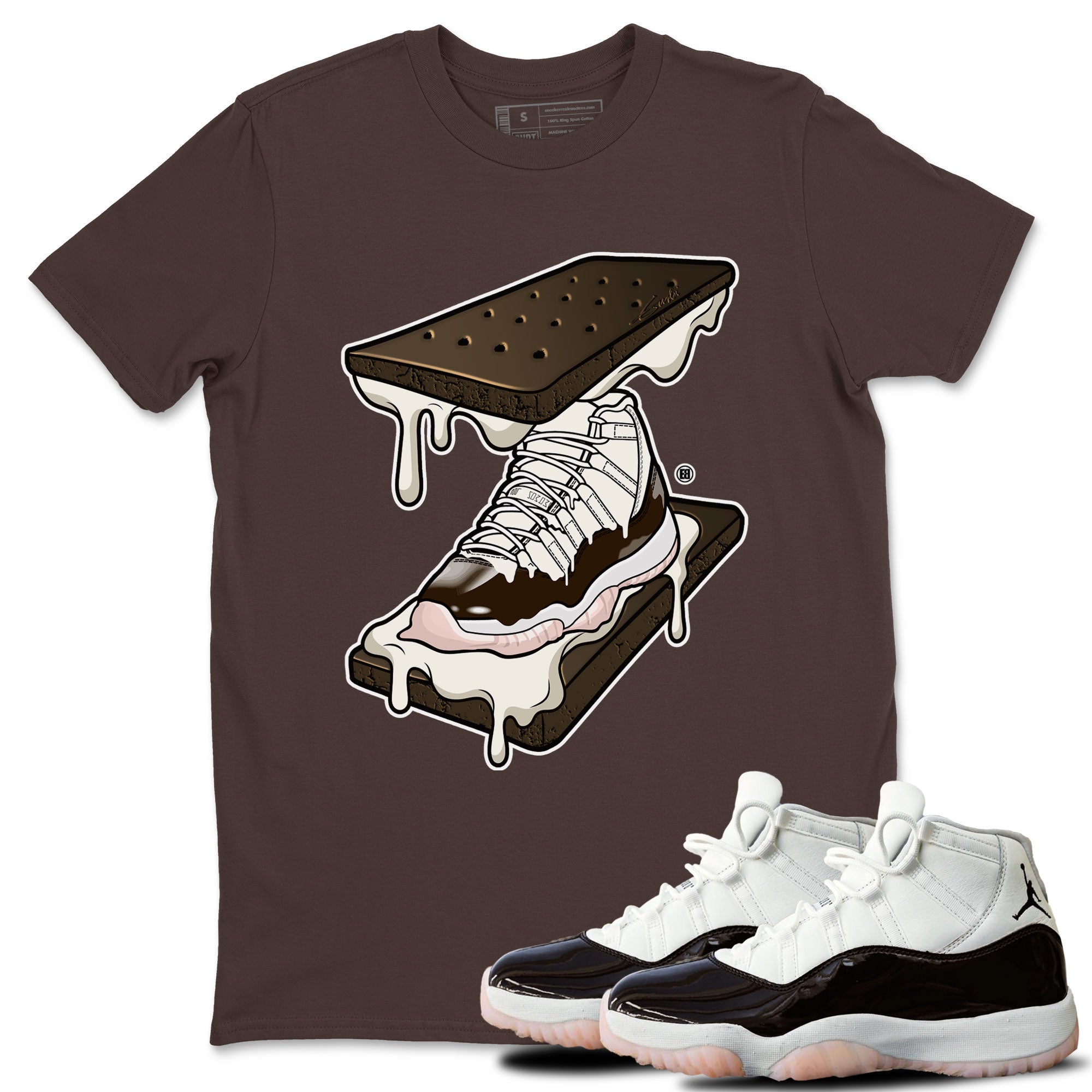 snkmatch Sandwich snkmatch Tee - Air Jordan 11 Neapolitan