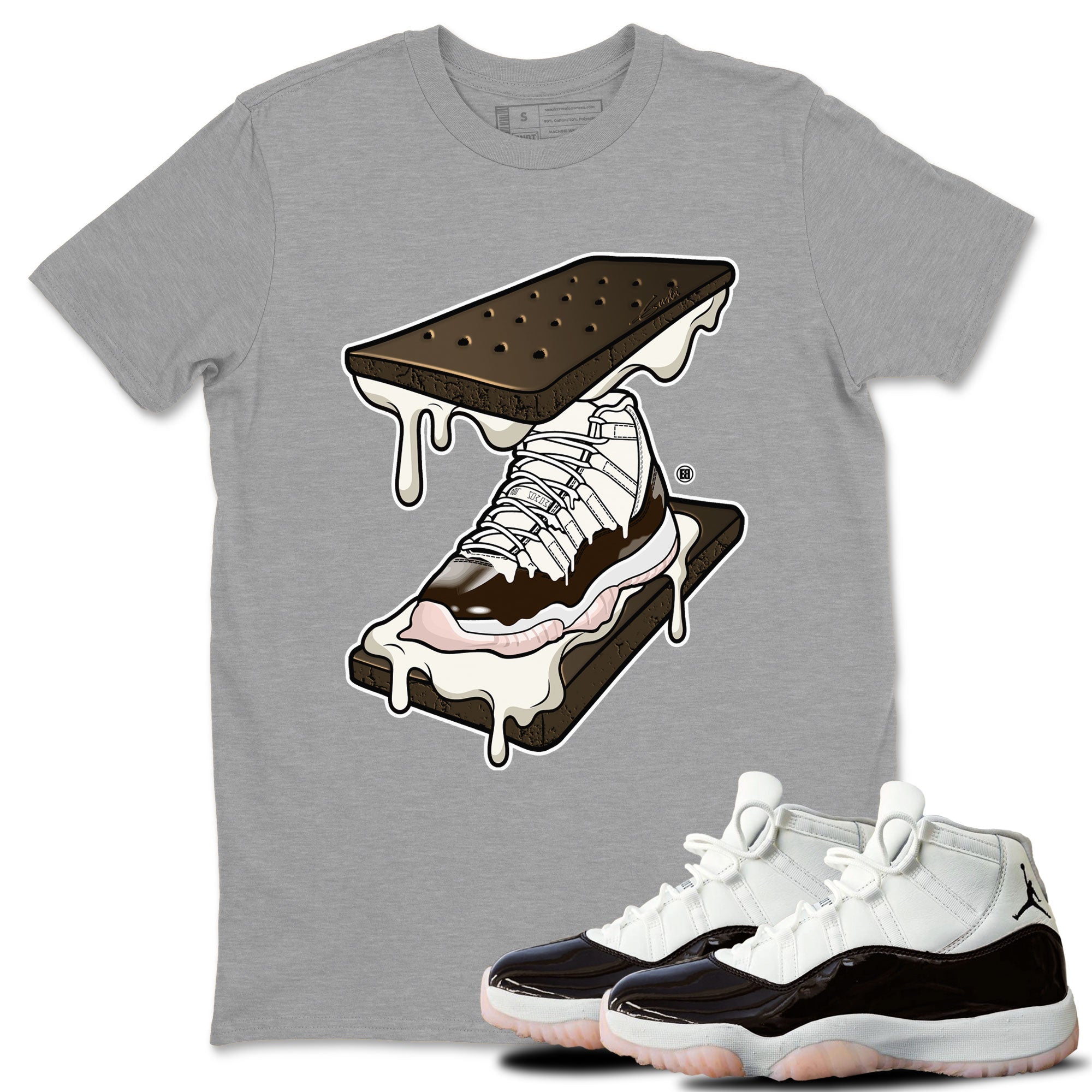 snkmatch Sandwich snkmatch Tee - Air Jordan 11 Neapolitan