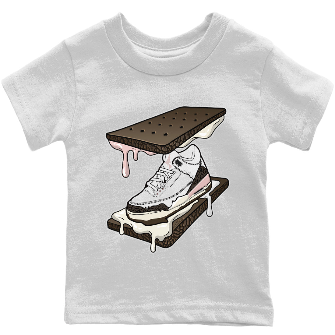 snkmatch Sandwich Kids Tops - Air Jordan 3 Atmosphere