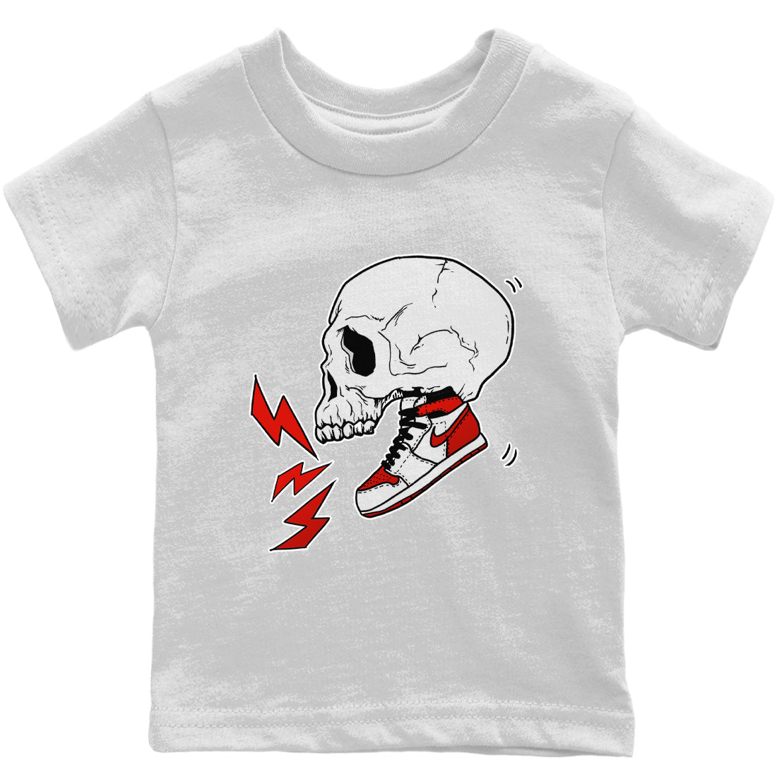 snkmatch Skull Kids Tops - Air Jordan 1 Heritage