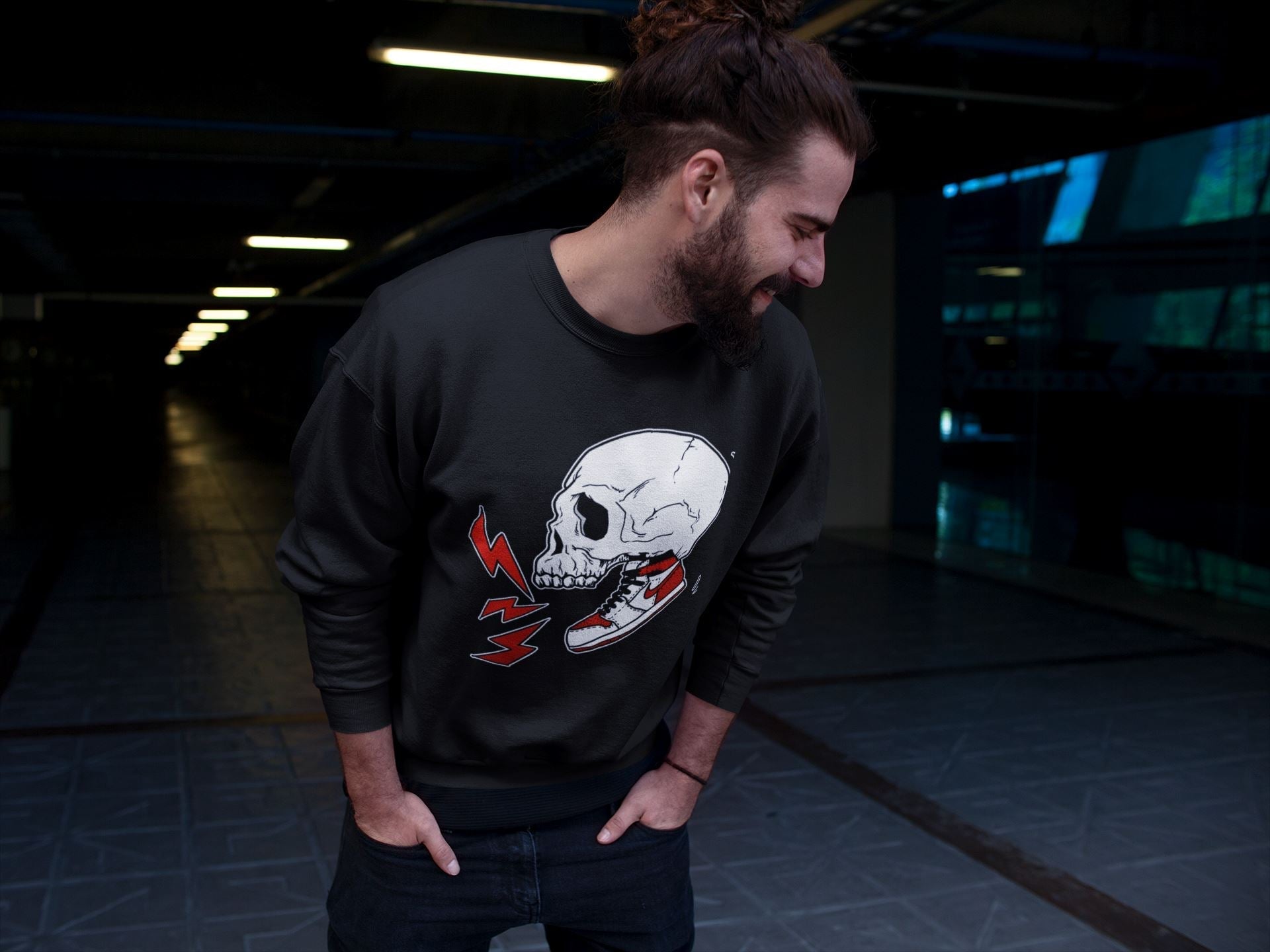 snkmatch Skull Unisex Tops - Air Jordan 1 Heritage