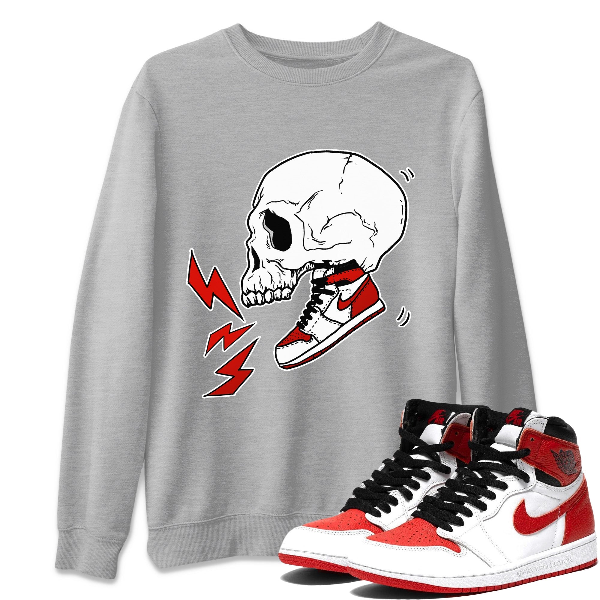 snkmatch Skull Unisex Tops - Air Jordan 1 Heritage