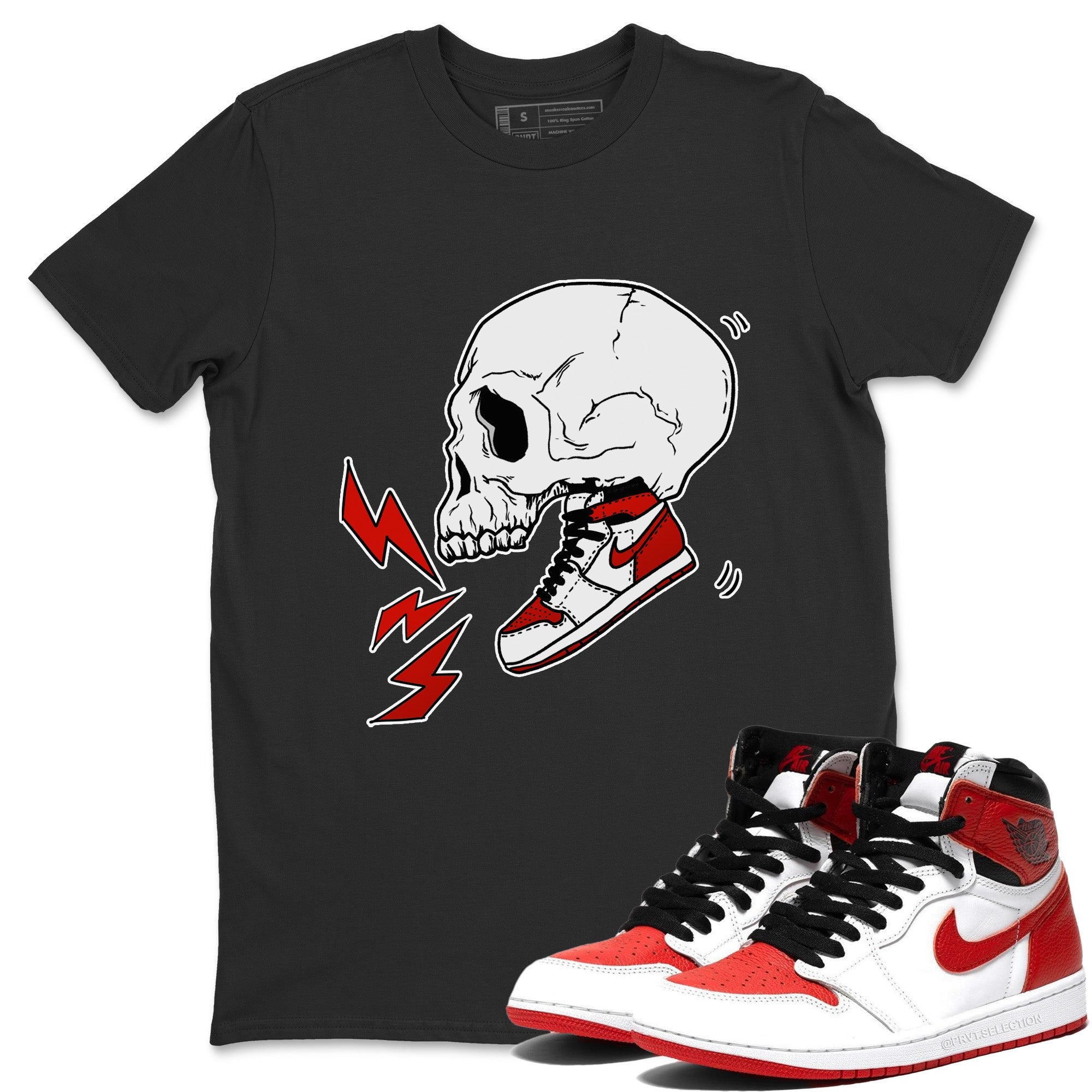 snkmatch Skull Unisex Tops - Air Jordan 1 Heritage