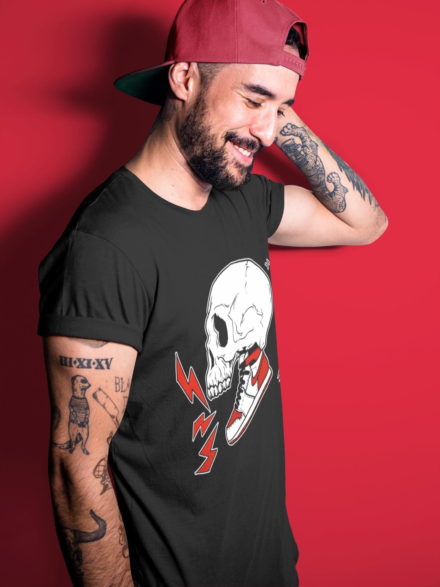 snkmatch Skull Unisex Tops - Air Jordan 1 Heritage