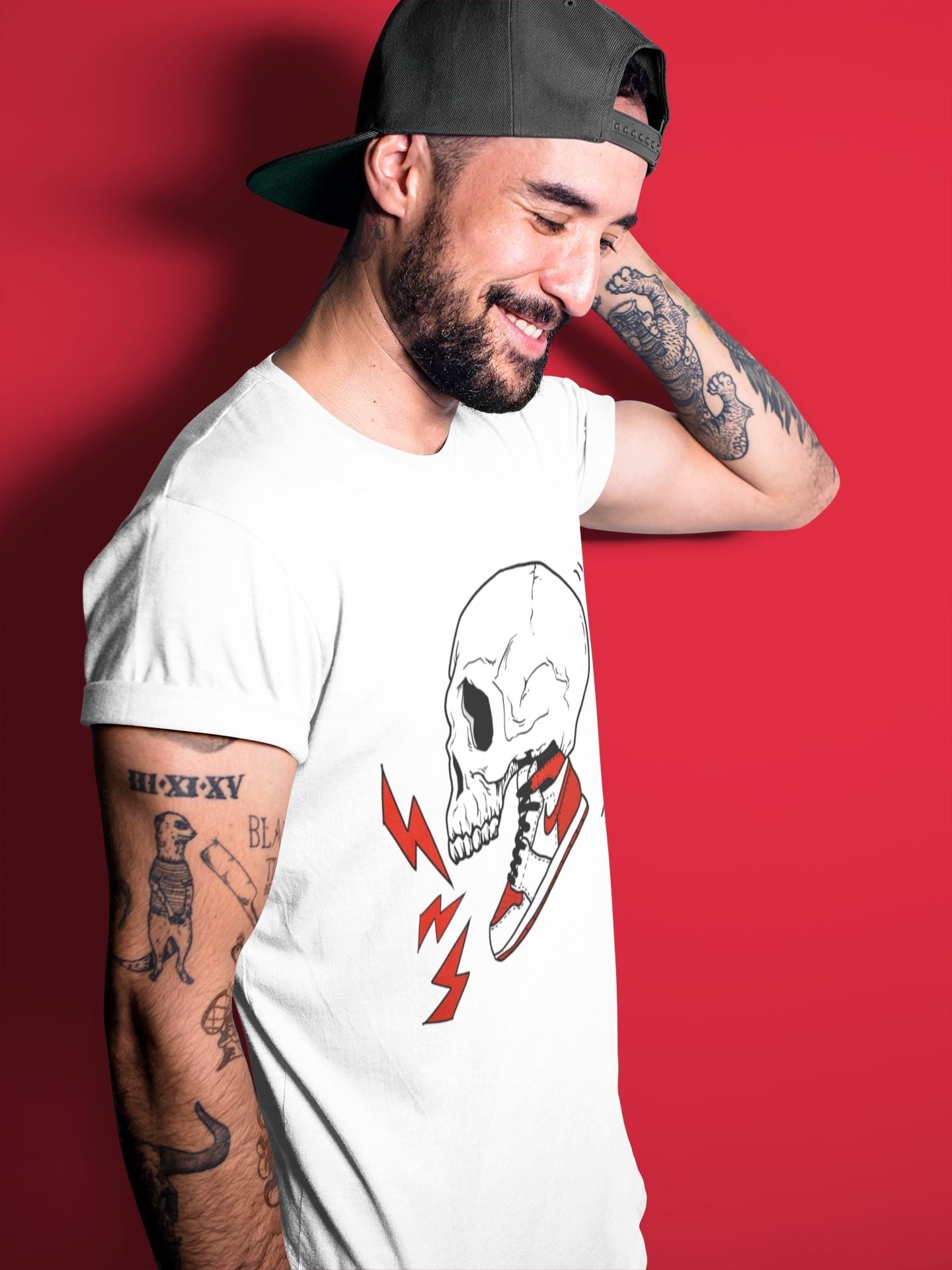 snkmatch Skull Unisex Tops - Air Jordan 1 Heritage