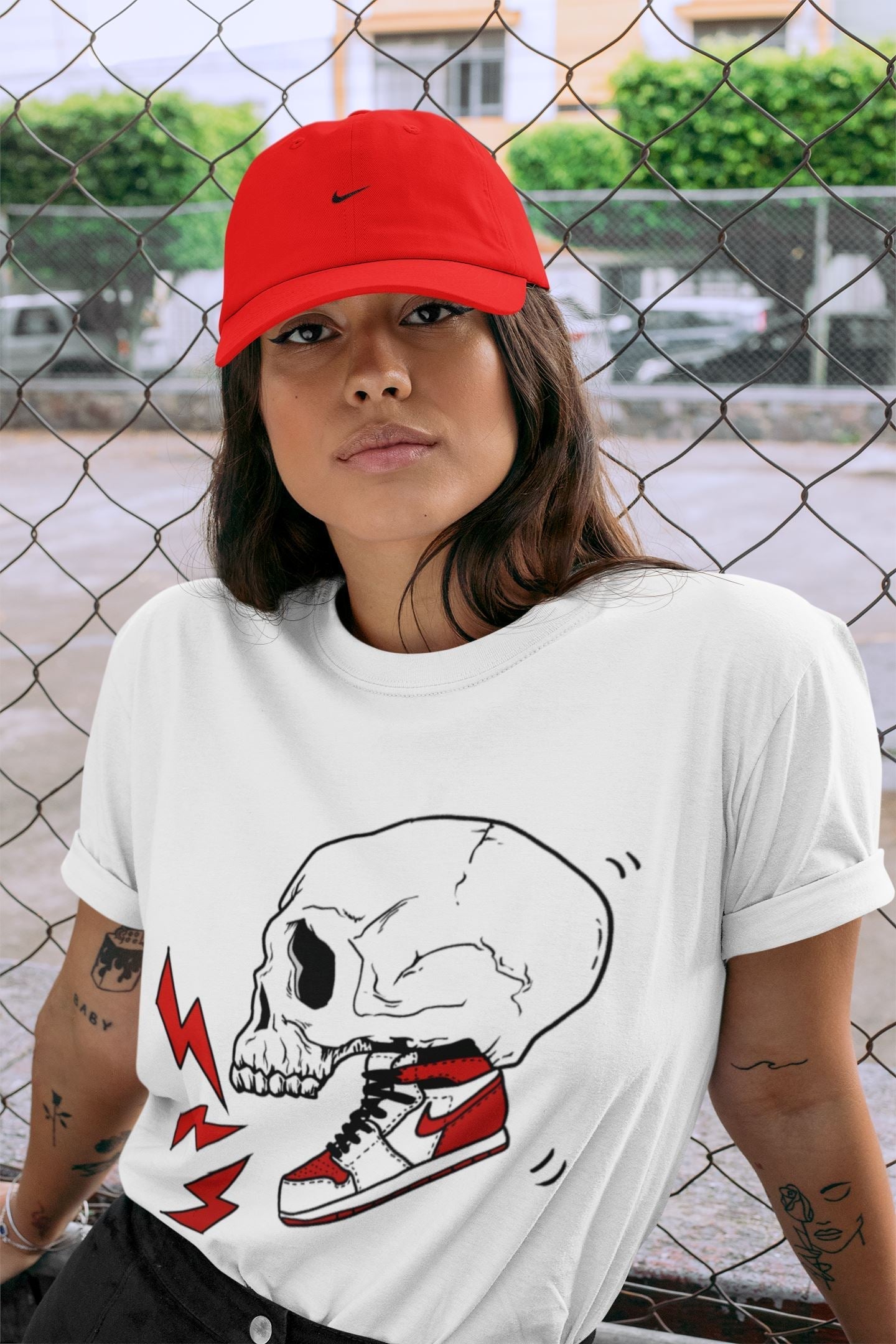 snkmatch Skull Unisex Tops - Air Jordan 1 Heritage